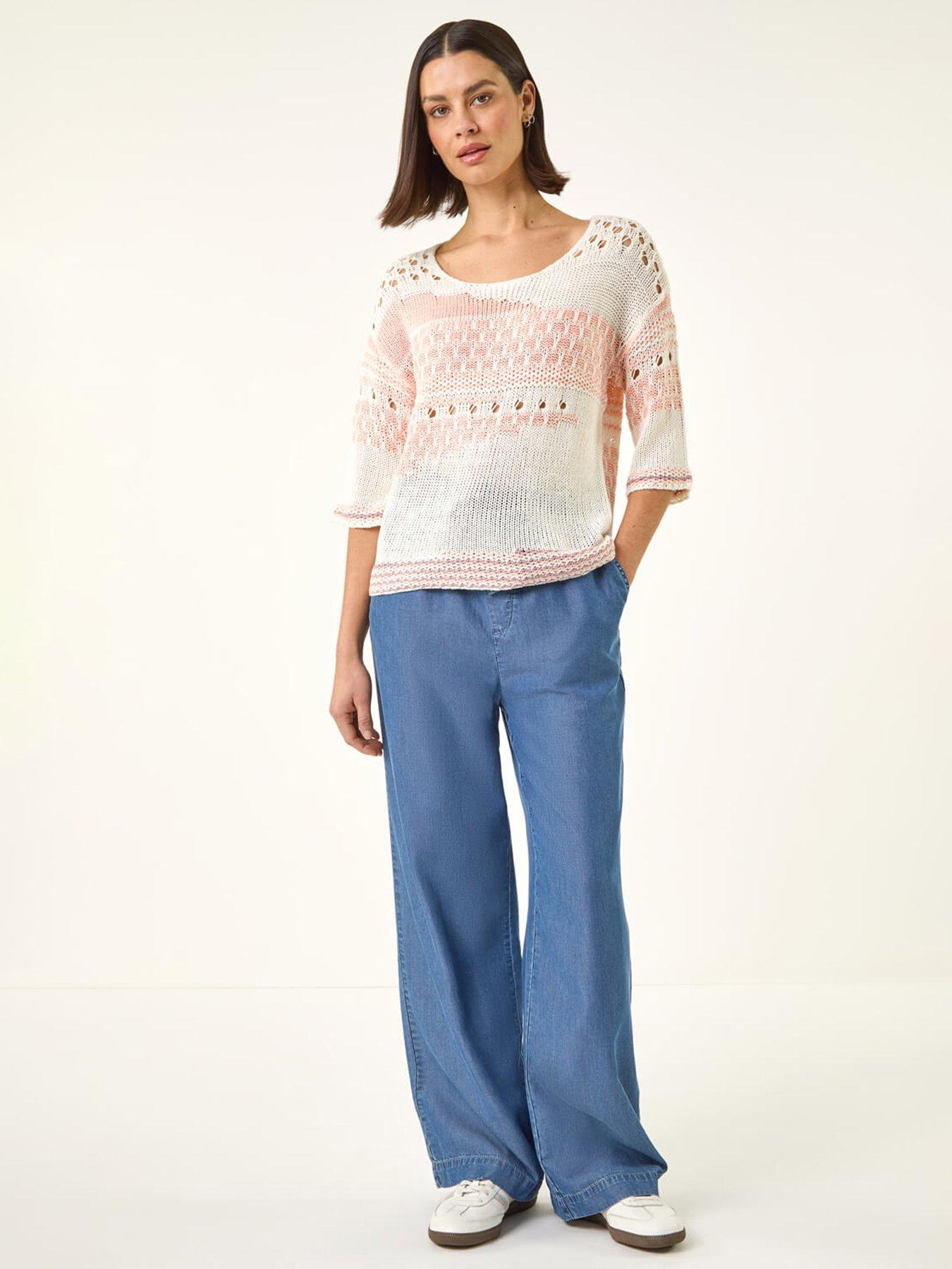 Image 3 of 5 of Roman Textured Abstract Knit Jumper