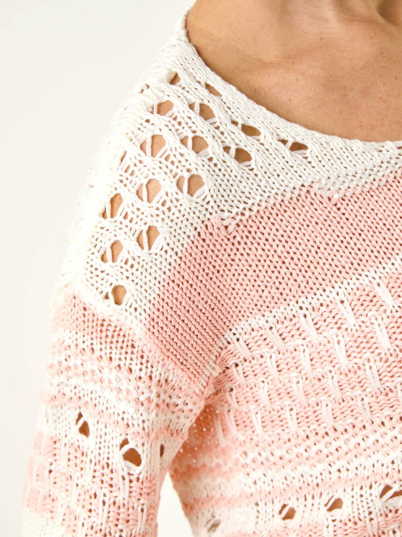 Image 5 of 5 of Roman Textured Abstract Knit Jumper
