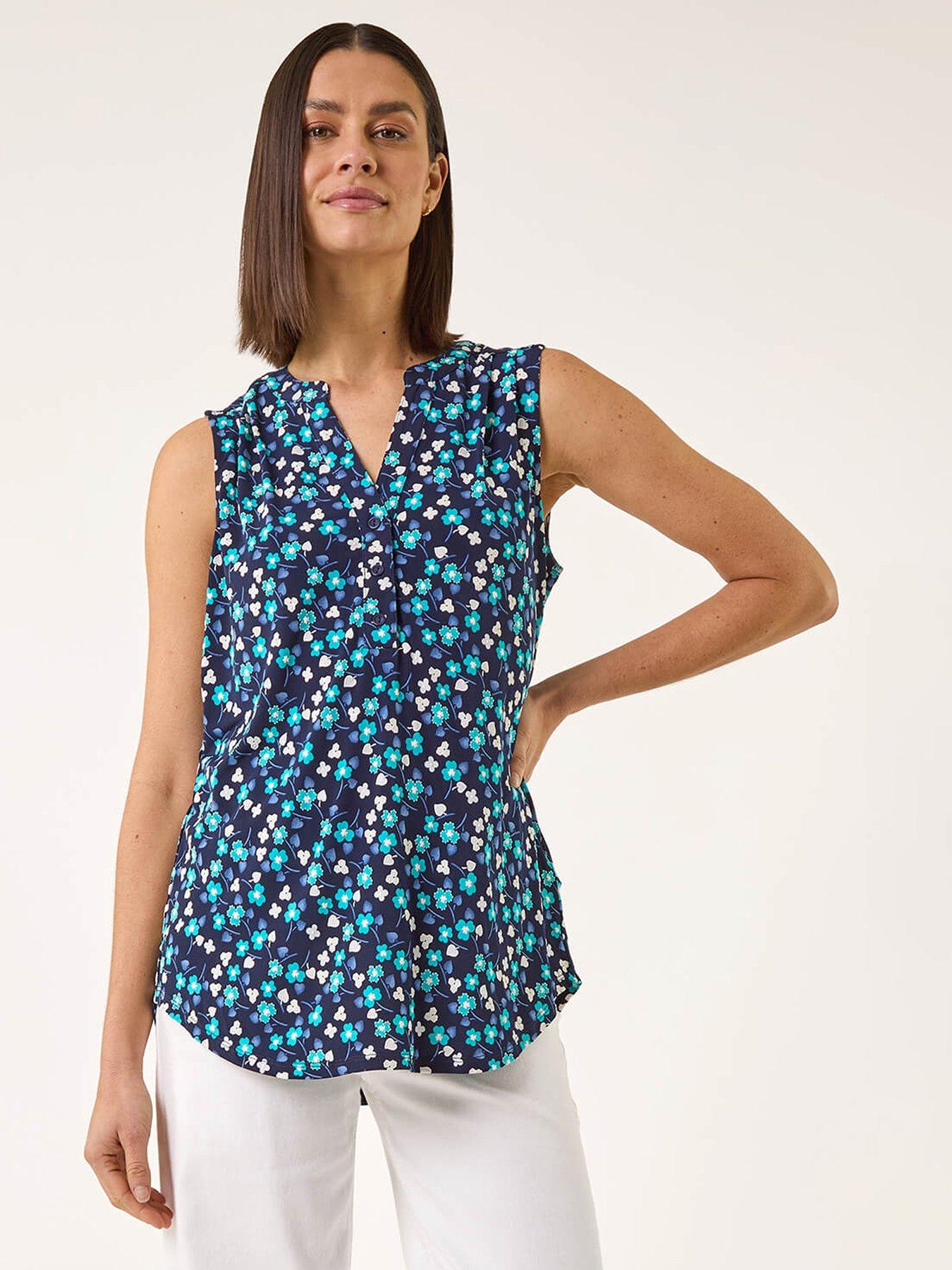 Roman Floral Puff Print Shirt