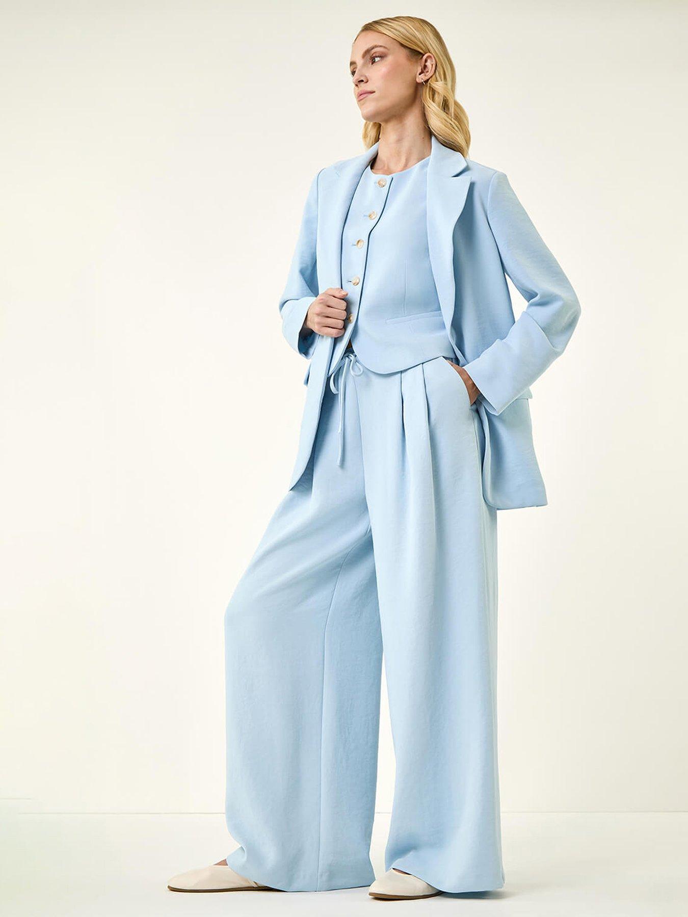 Roman Fluid Tie Front Smart Trouser