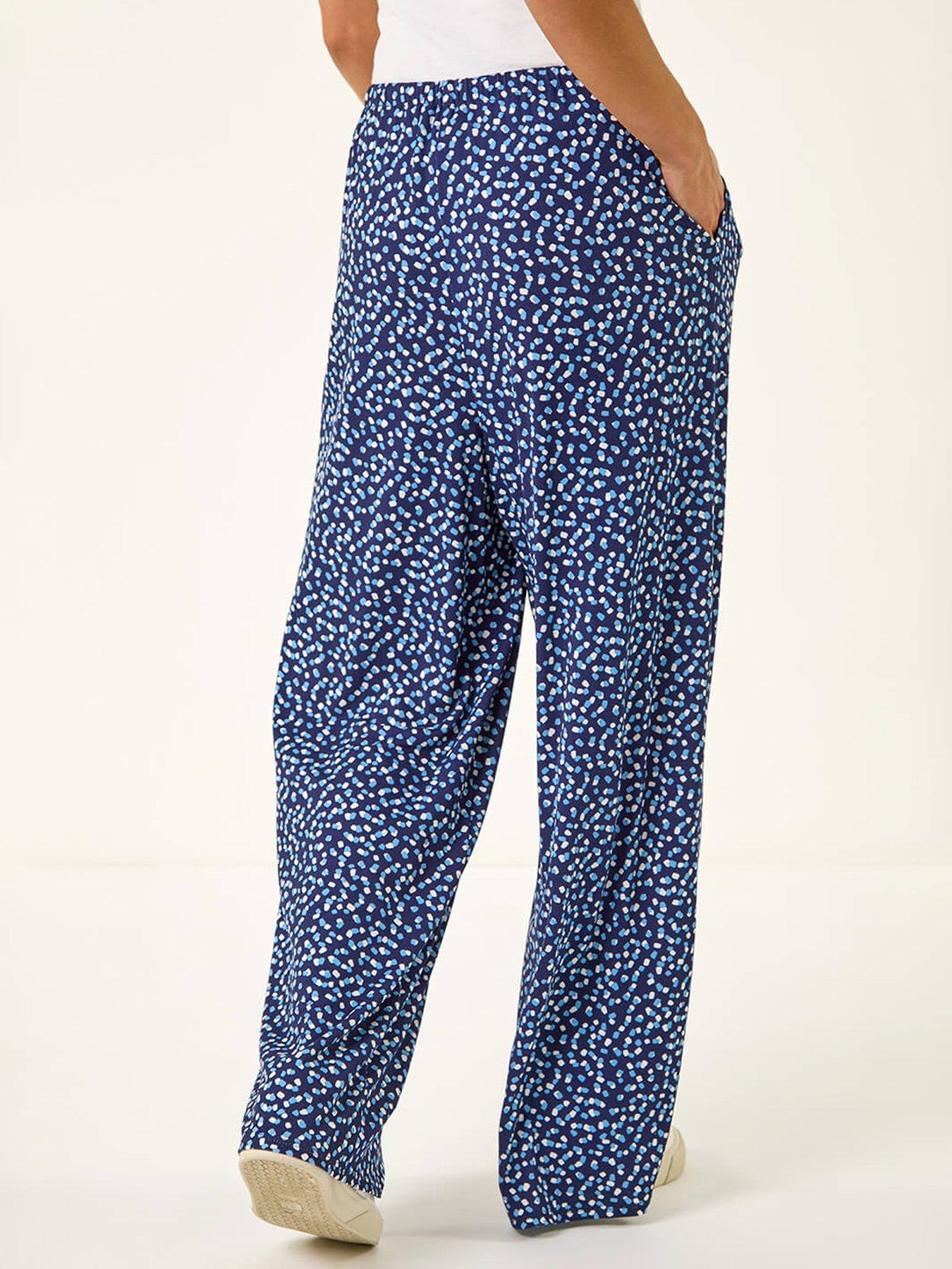 Image 2 of 5 of Roman Petite Spot Wide Leg Trouser