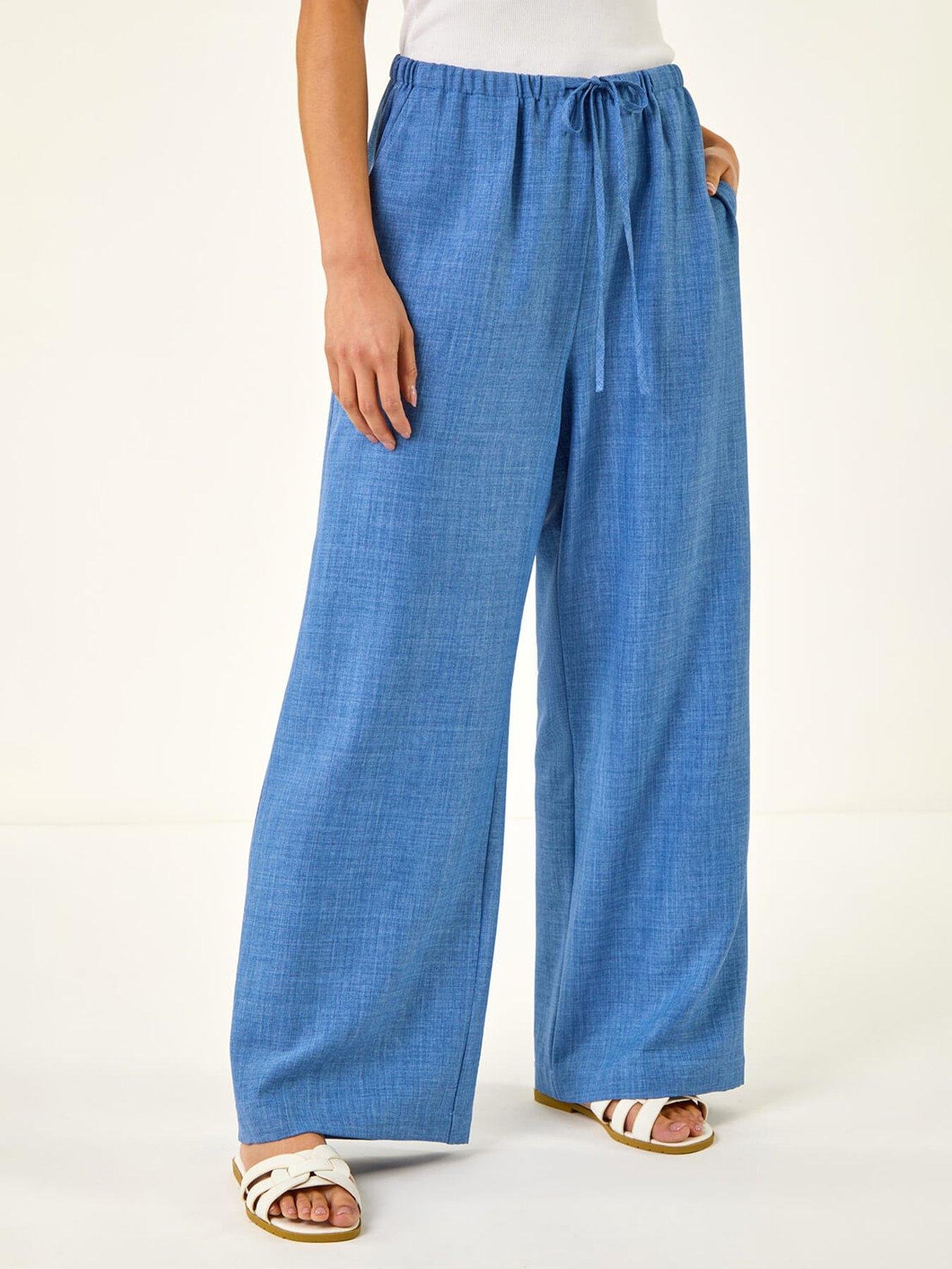 Image 4 of 5 of Roman Petite Pull On Woven Trouser