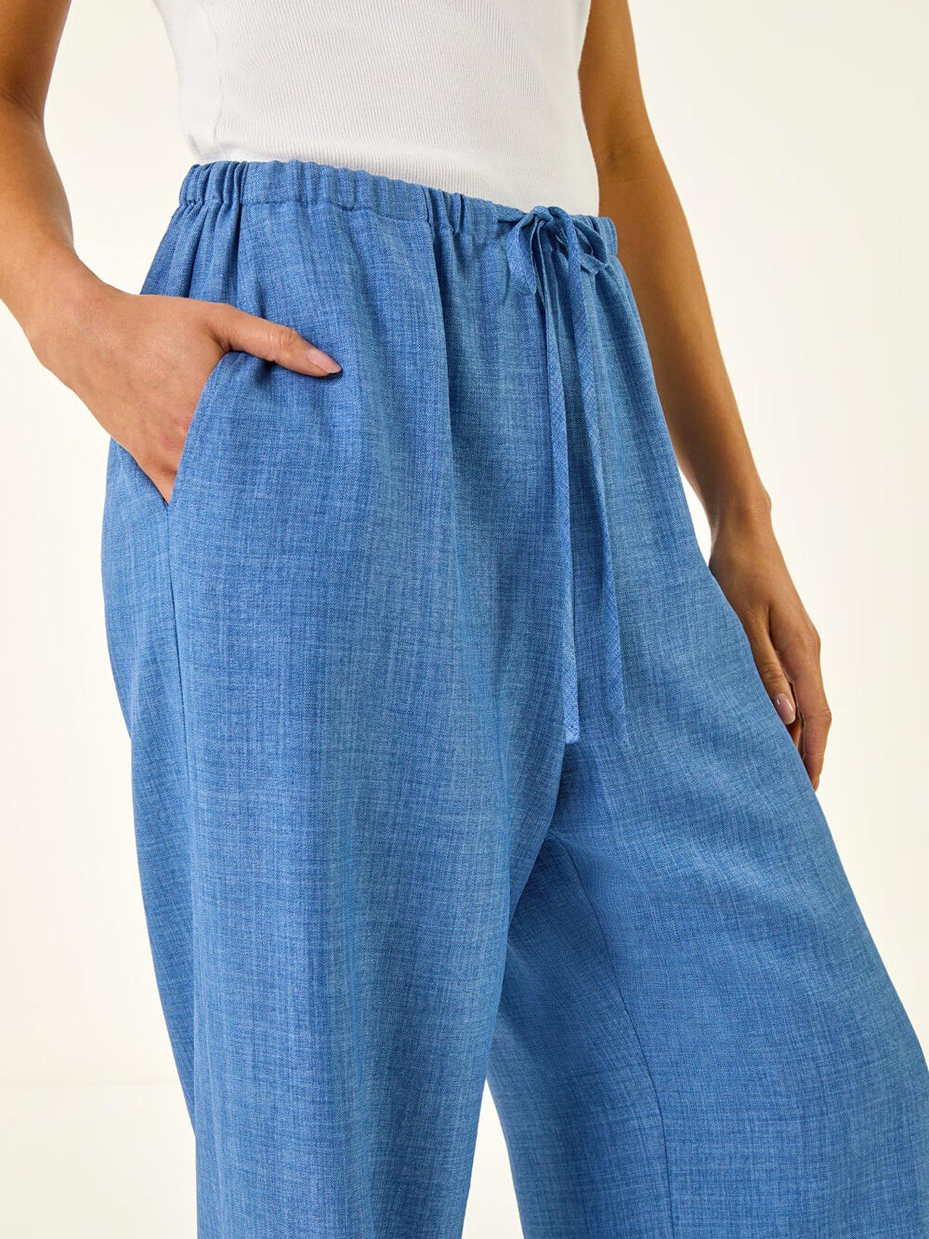 Image 5 of 5 of Roman Petite Pull On Woven Trouser