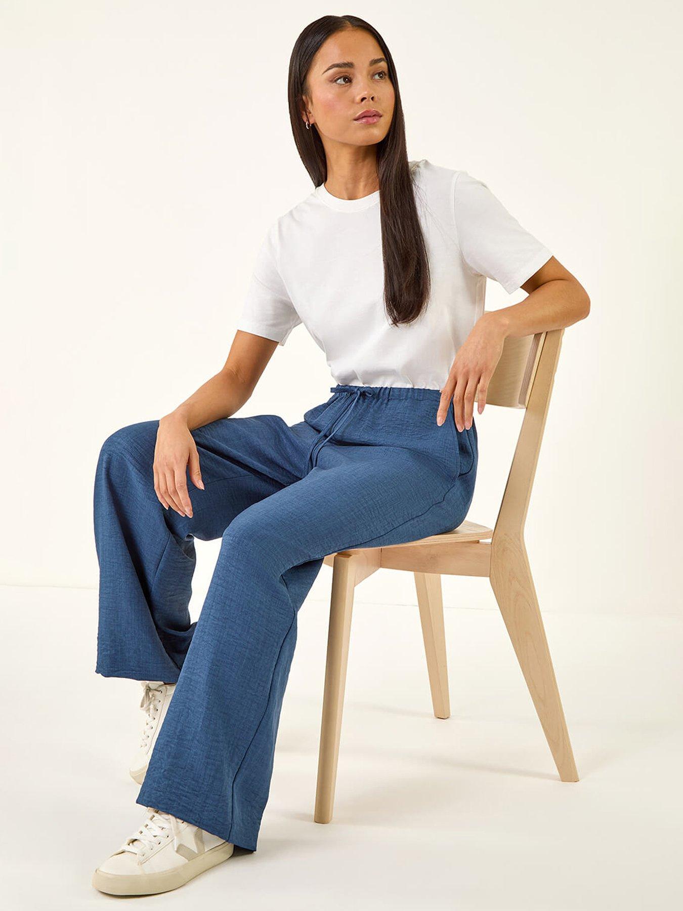 Roman Petite Pull On Woven Trouser
