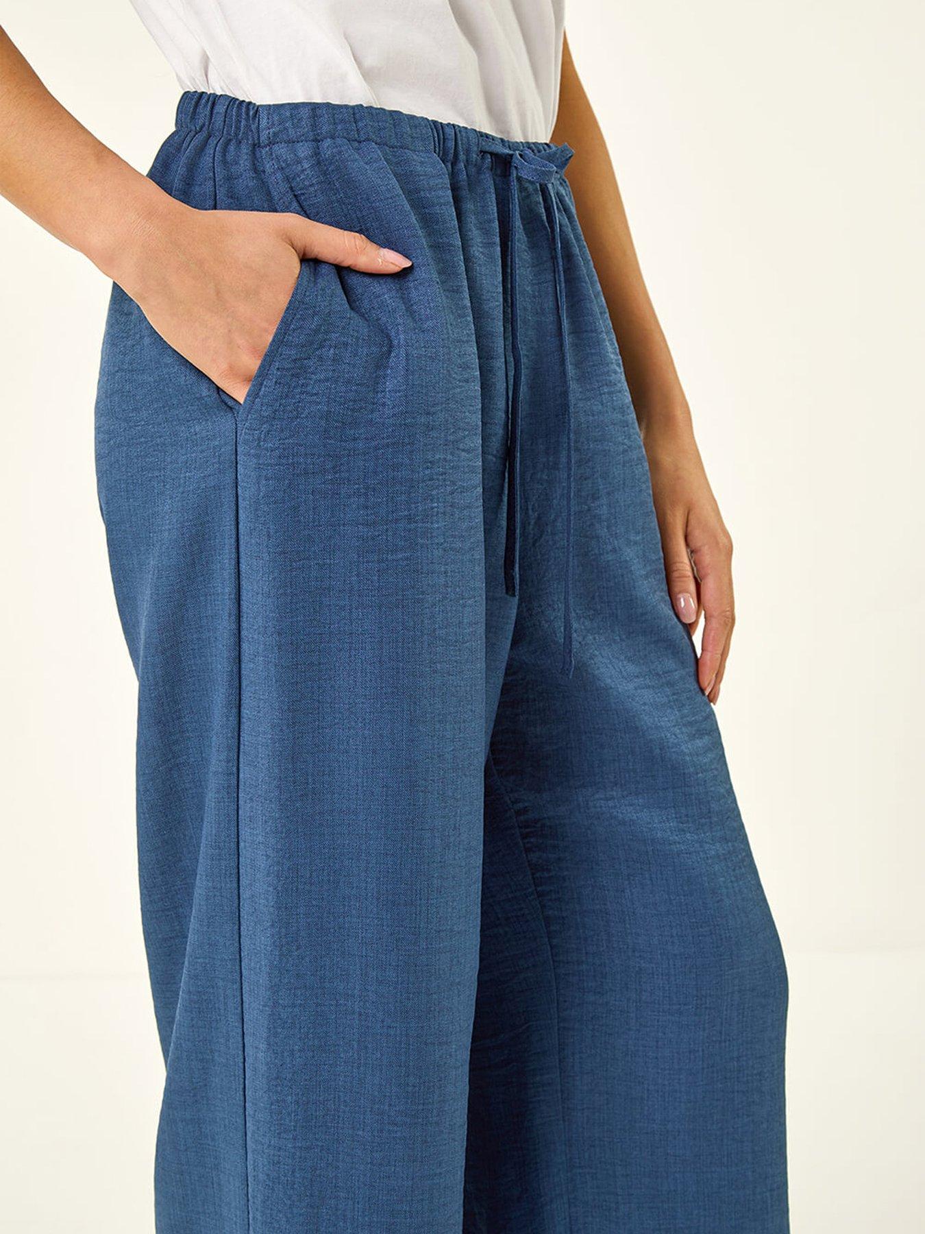 Image 5 of 5 of Roman Petite Pull On Woven Trouser