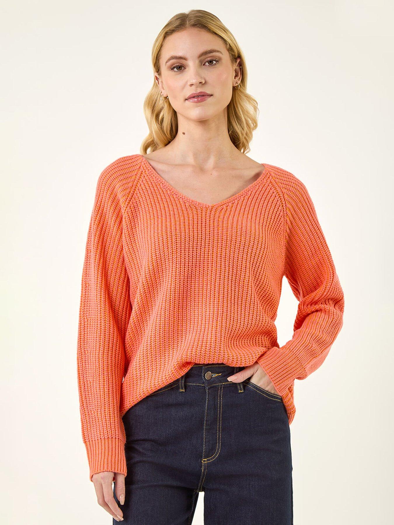 Roman V-neck Boyfriend Knitted Jumper