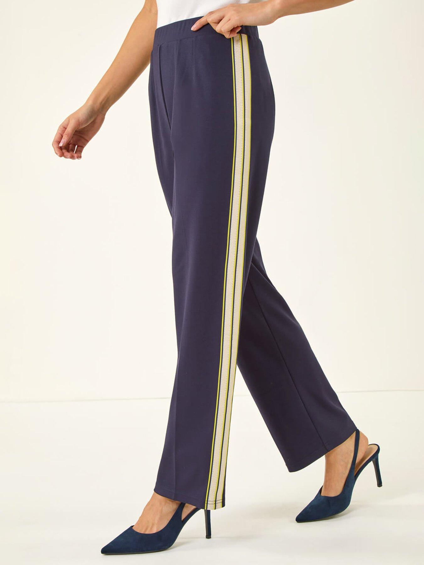 Roman Petite Side Stripe Stretch Trouser