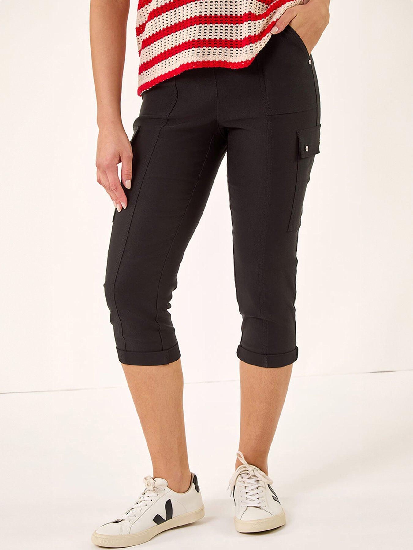 Roman Cropped Cargo Bengaline Trouser