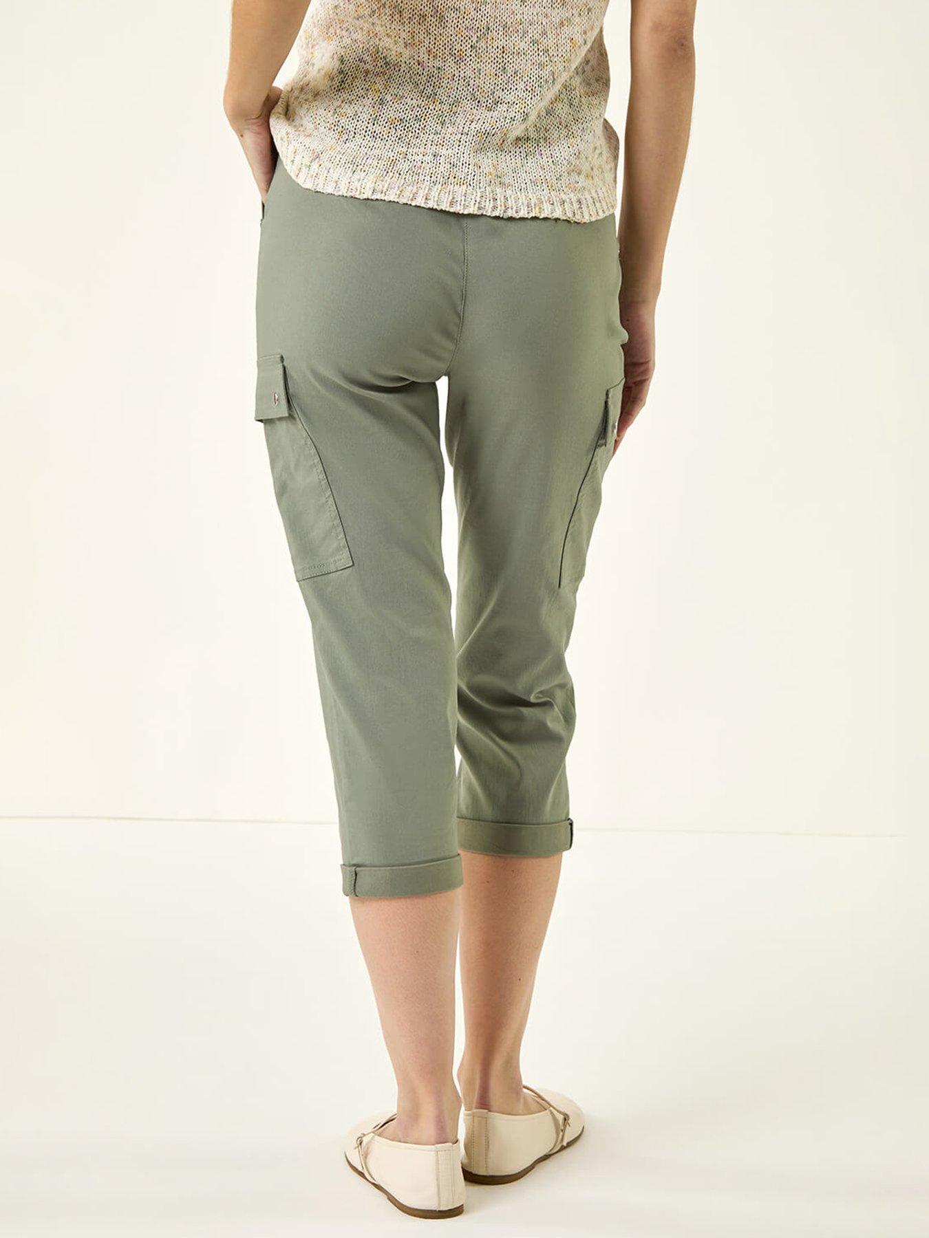Image 2 of 5 of Roman Cropped Cargo Bengaline Trouser