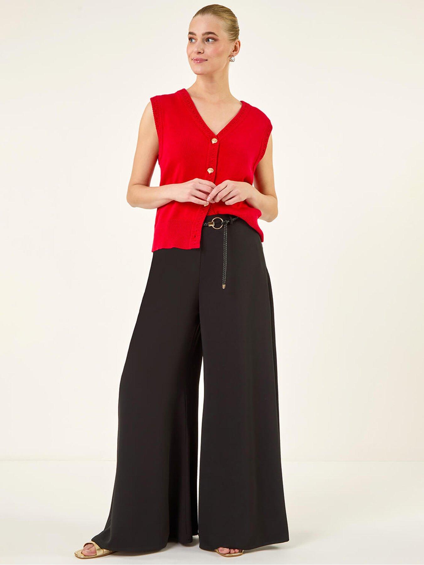 Image 3 of 5 of Roman Wide Leg Tie Trouser