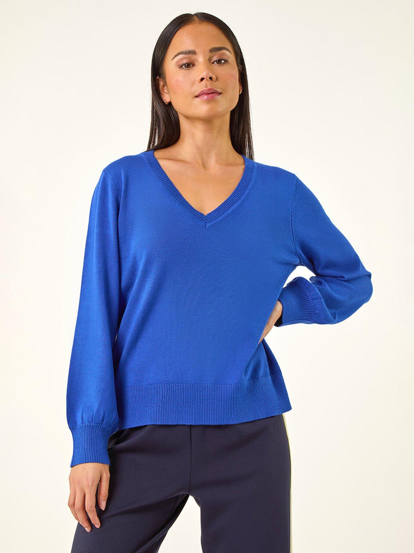 Roman Petite V-neck Knit Jumper