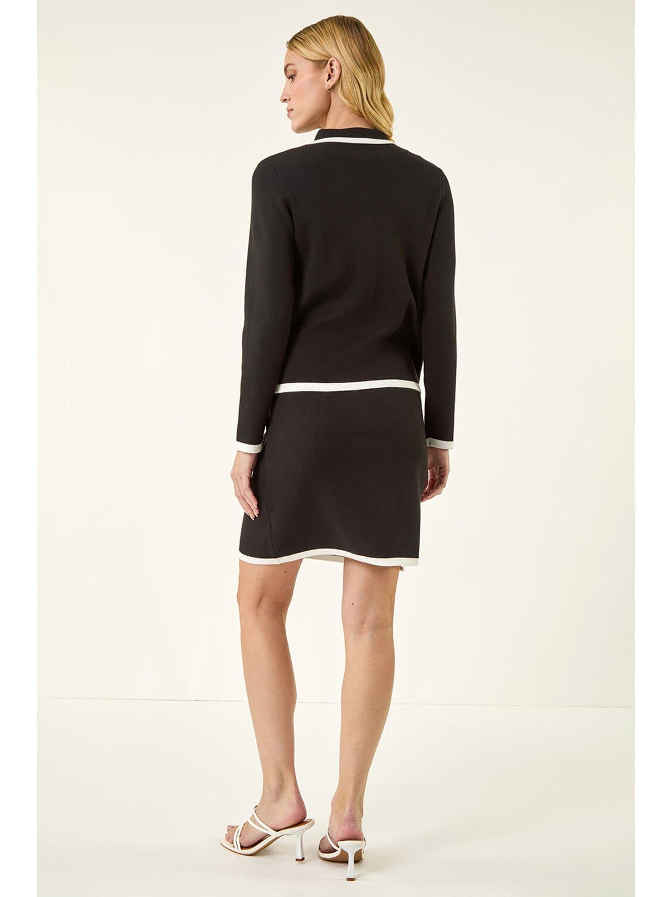 Image 2 of 5 of Roman Diamante Button Knit Jacket