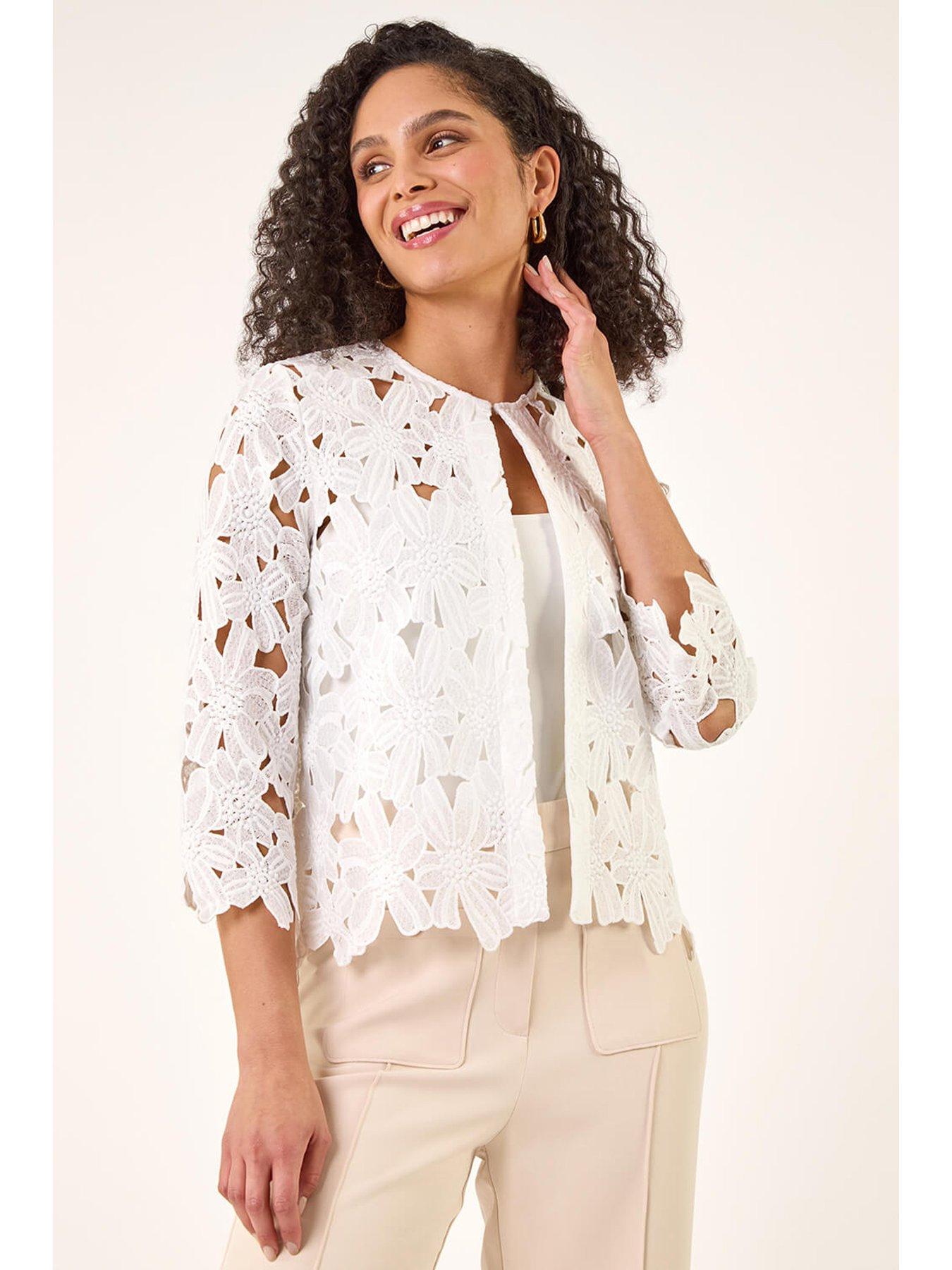 Roman Crochet Lace Jacket