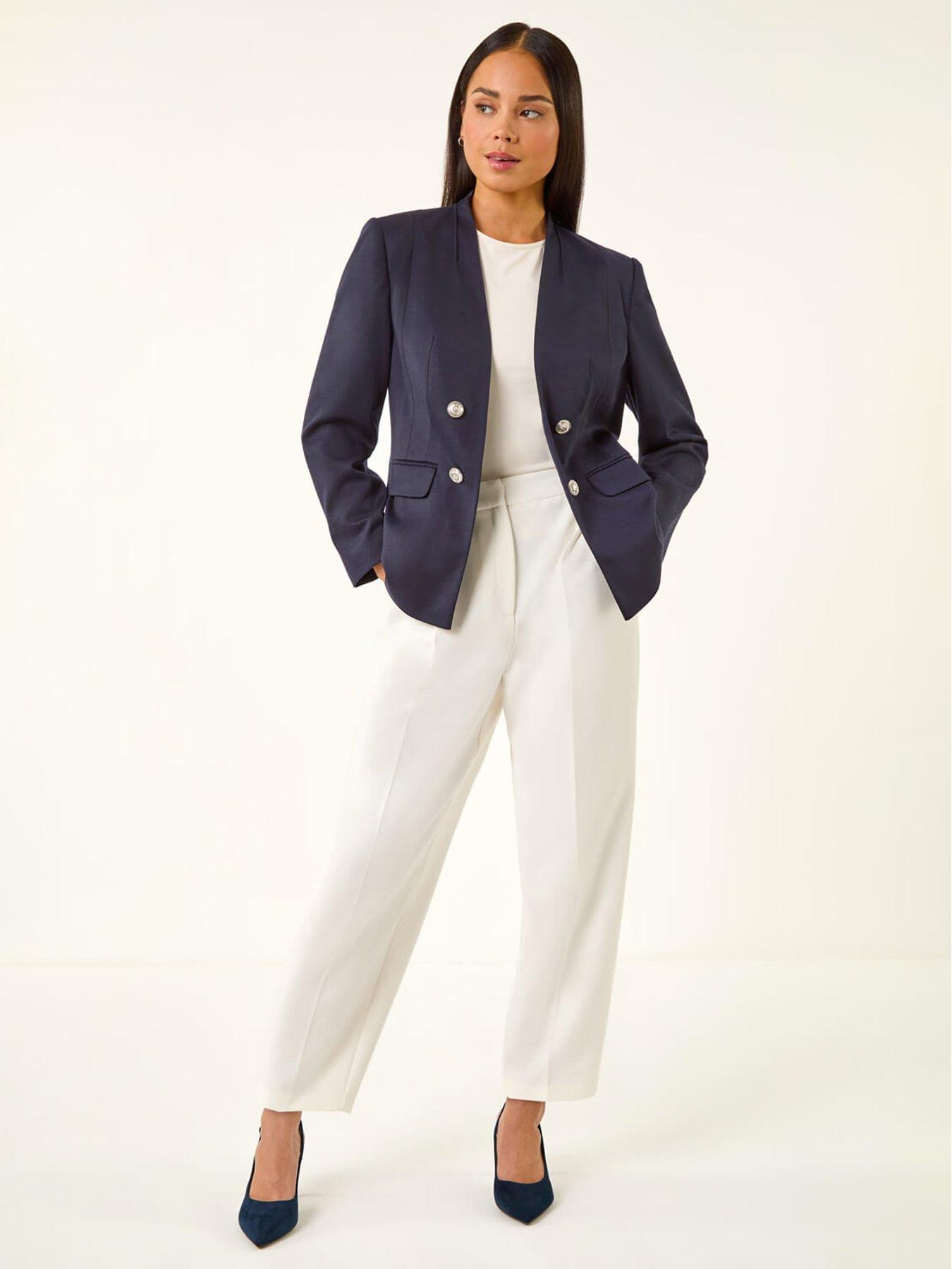 Image 3 of 5 of Roman Petite Pocket Ponte Blazer