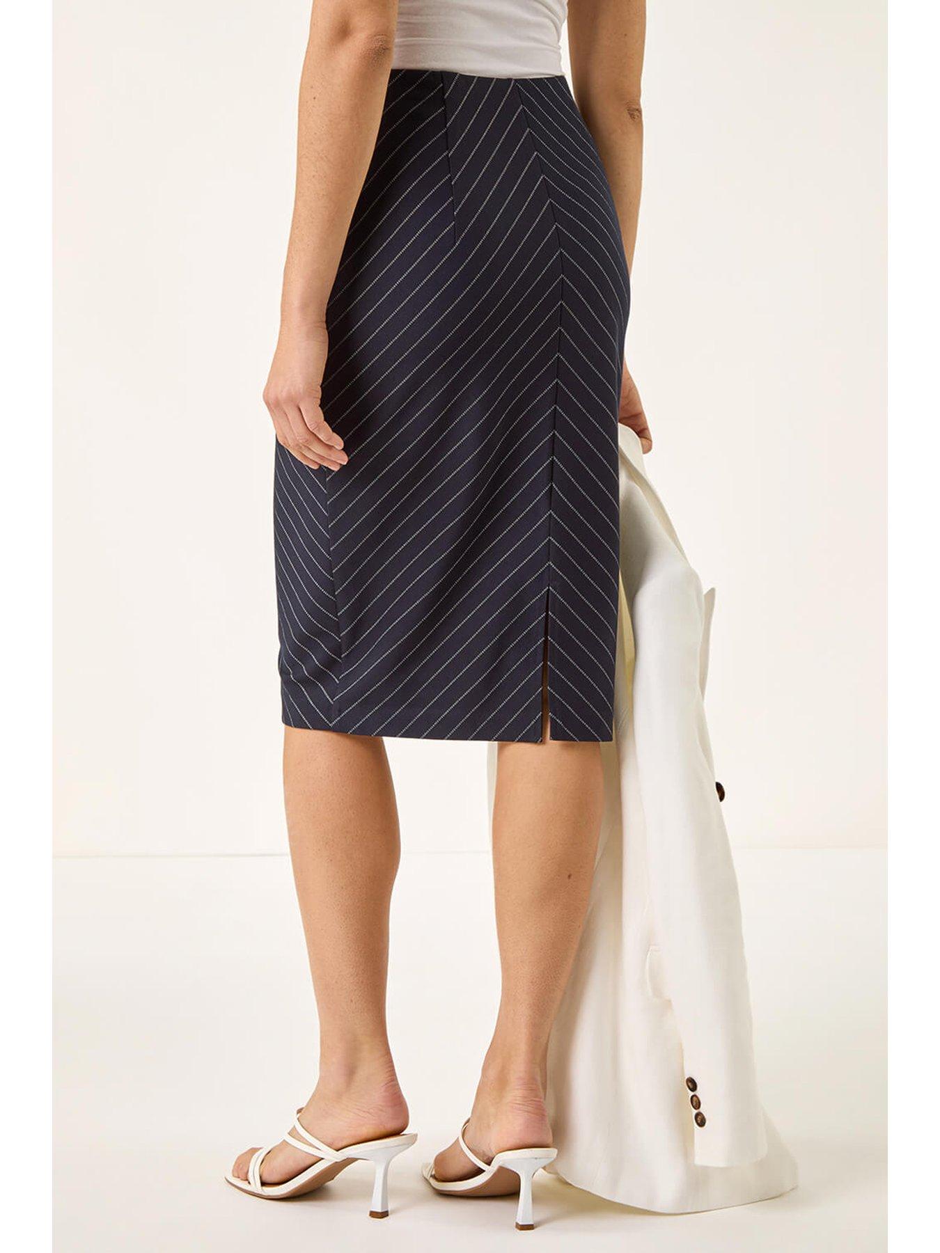 Image 2 of 5 of Roman Chevron Pencil Skirt