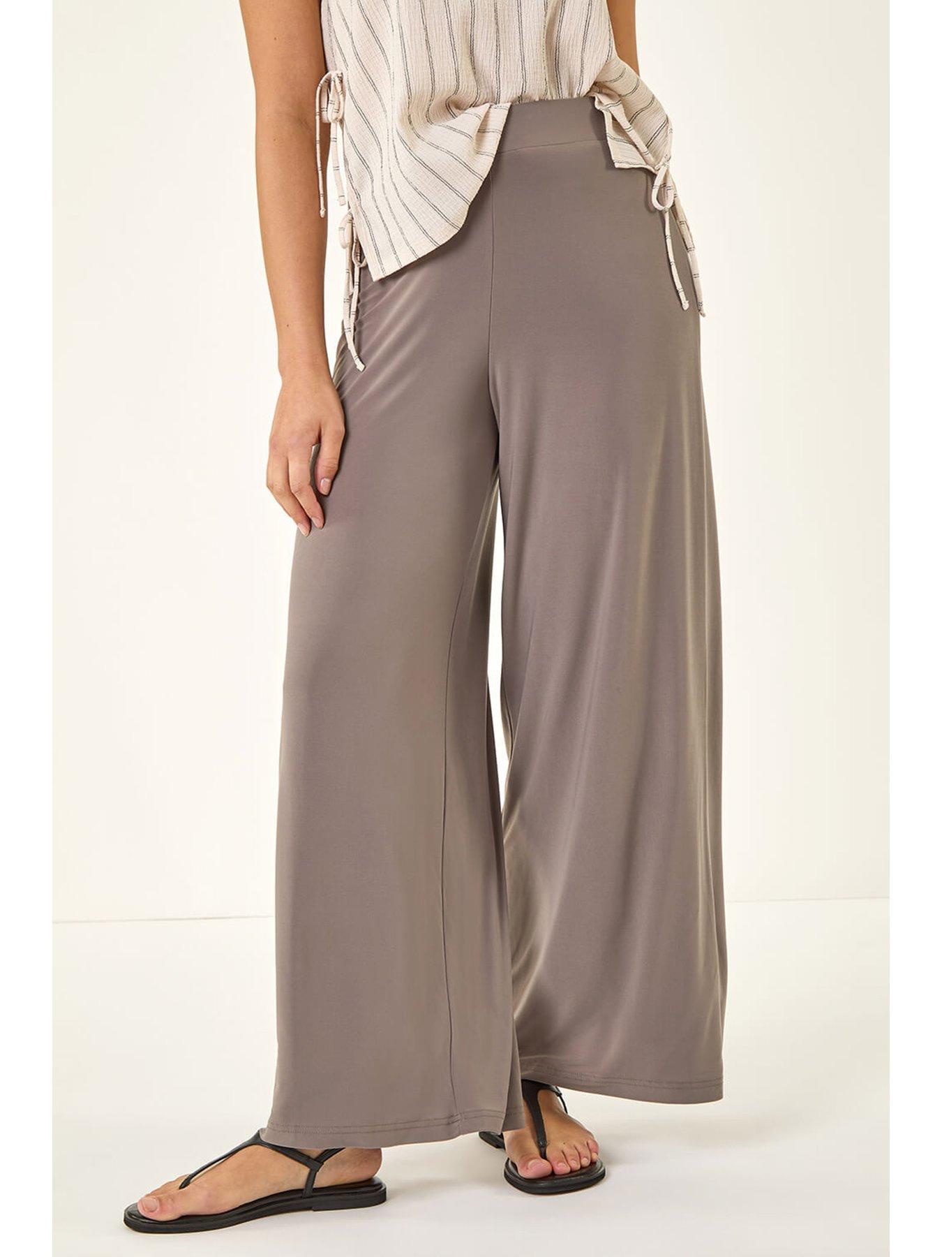 Roman Wide Leg Stretch Trousers