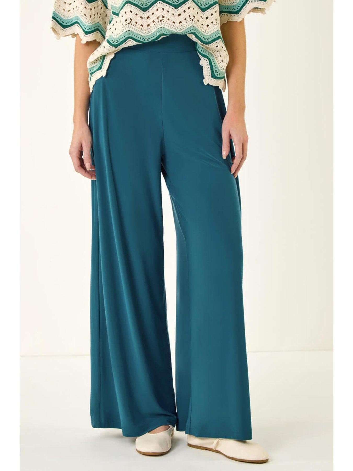 Roman Wide Leg Stretch Trousers