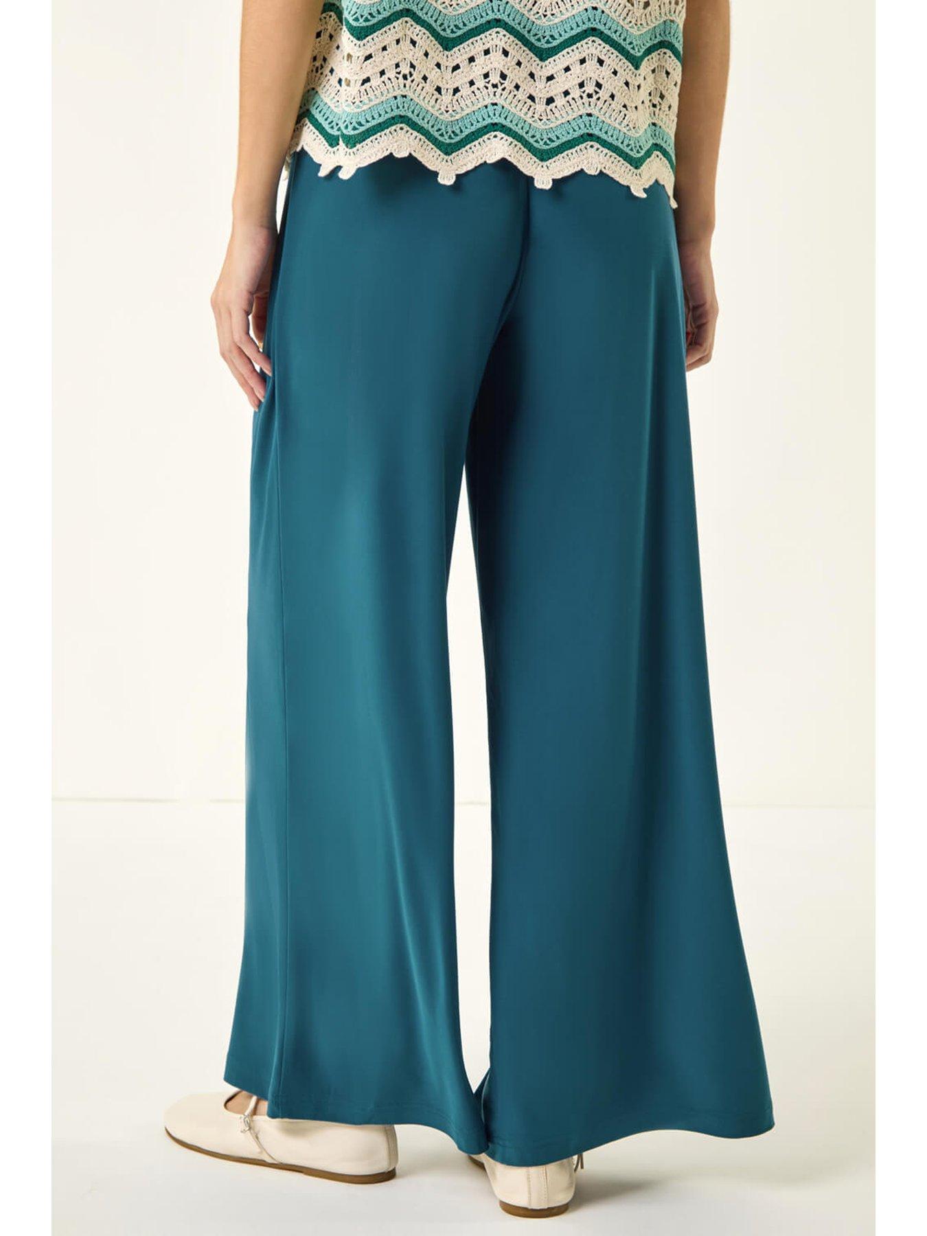 Image 2 of 5 of Roman Wide Leg Stretch Trousers