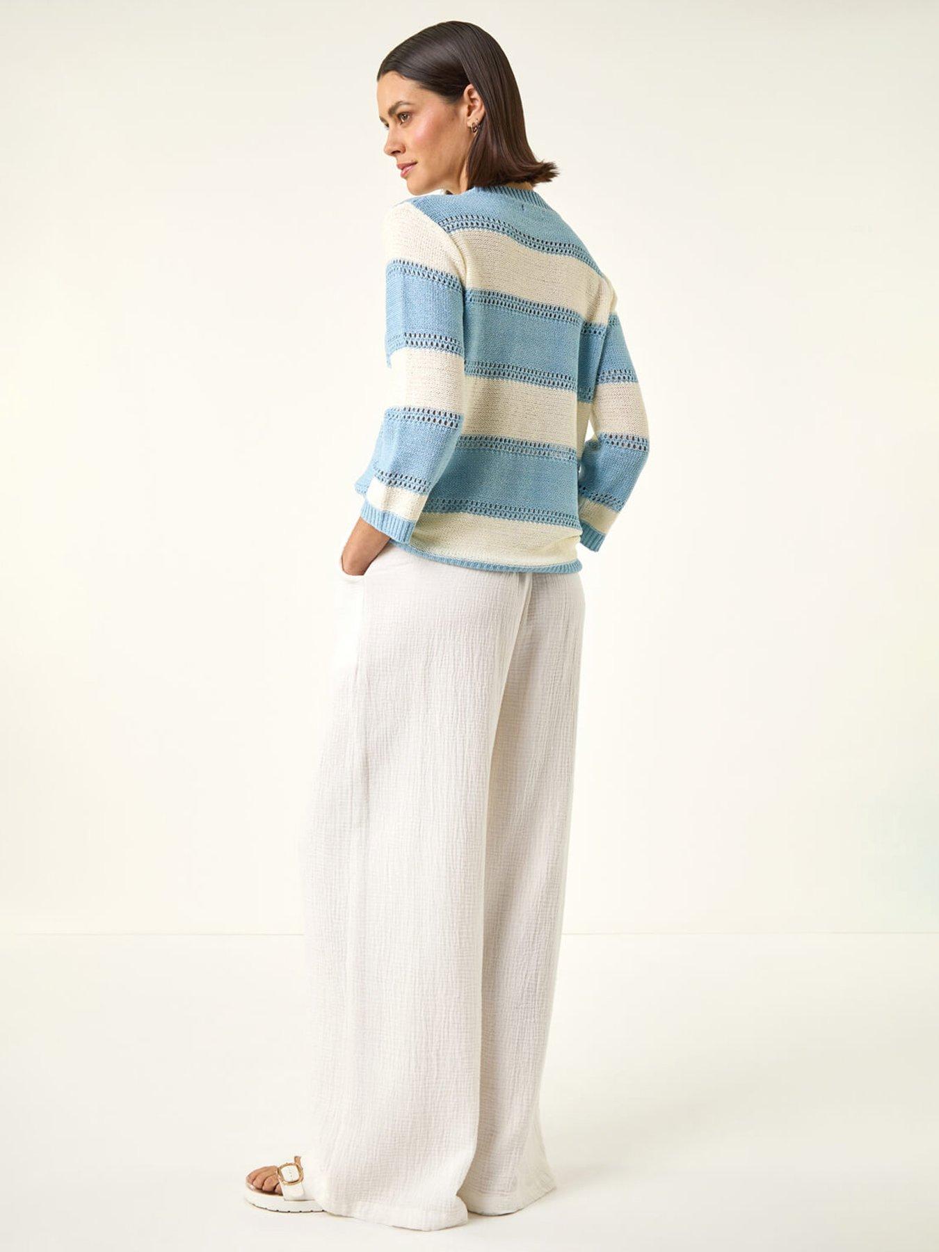 Image 2 of 5 of Roman Light Stripe Knit Jumper
