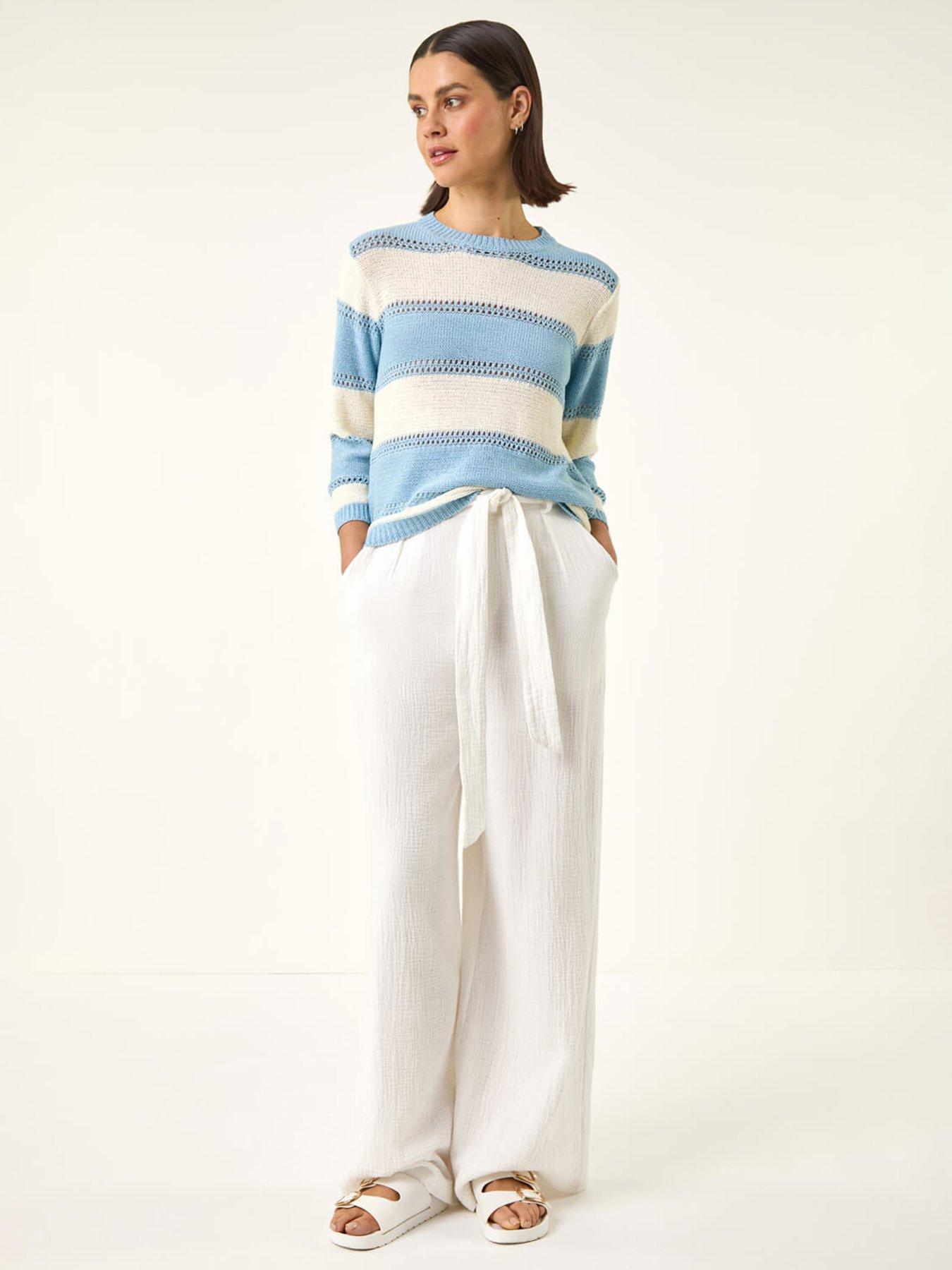 Image 3 of 5 of Roman Light Stripe Knit Jumper