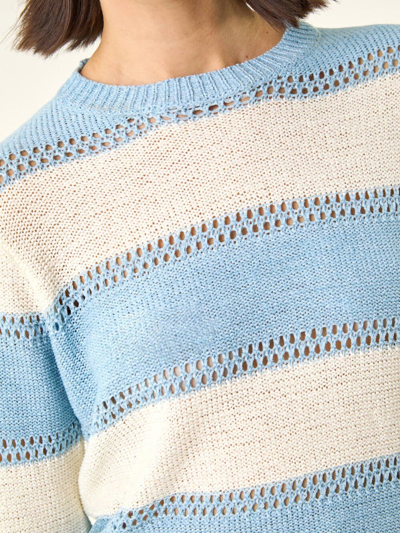 Image 5 of 5 of Roman Light Stripe Knit Jumper