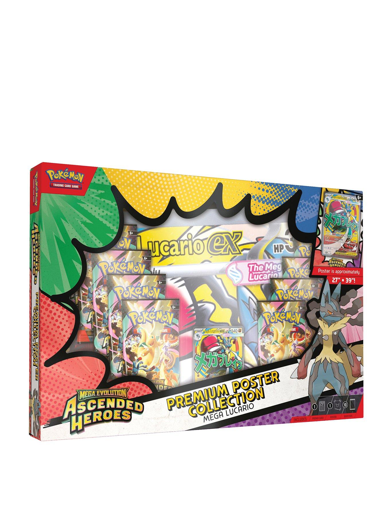 Pokemon TCG: Mega Evolution Ascended Heroes - Premium Poster Collection - Lucario
