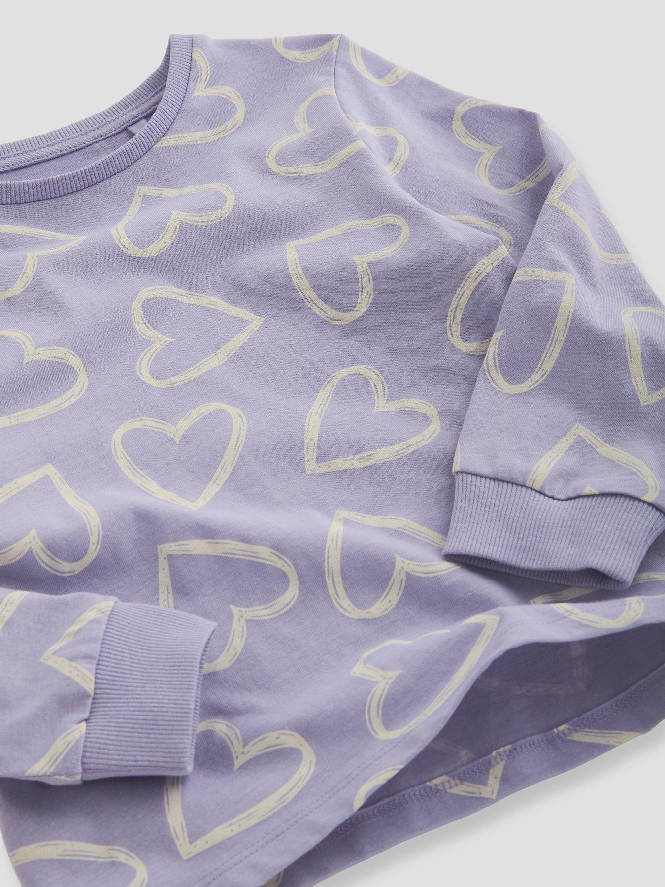Image 4 of 5 of The Very Collection 3-Pack Multi Print Hearts and Stars Pyjama (9 months - 7 years) - Multi