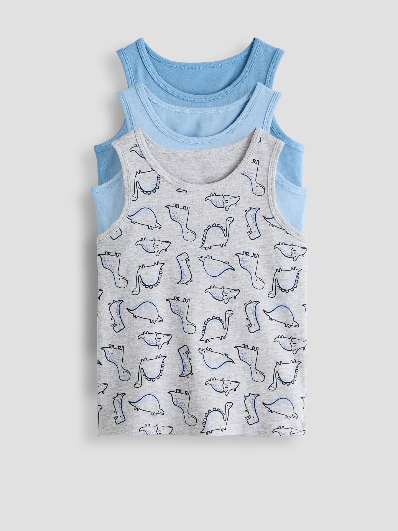 Image 1 of 5 of The Very Collection Boys' 3 Pack Dino Vest - Multi