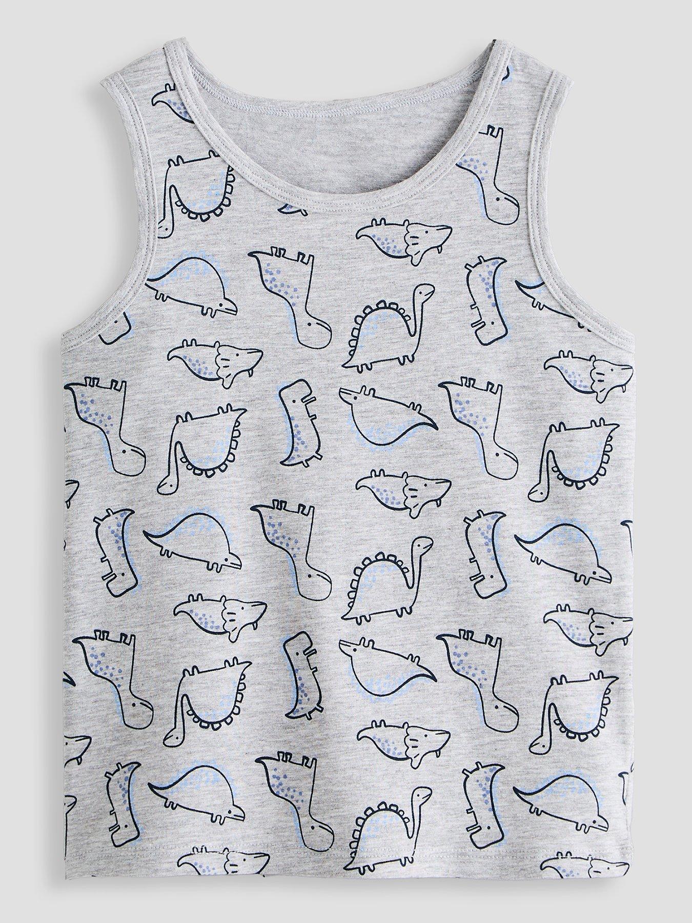Image 2 of 5 of The Very Collection Boys' 3 Pack Dino Vest - Multi