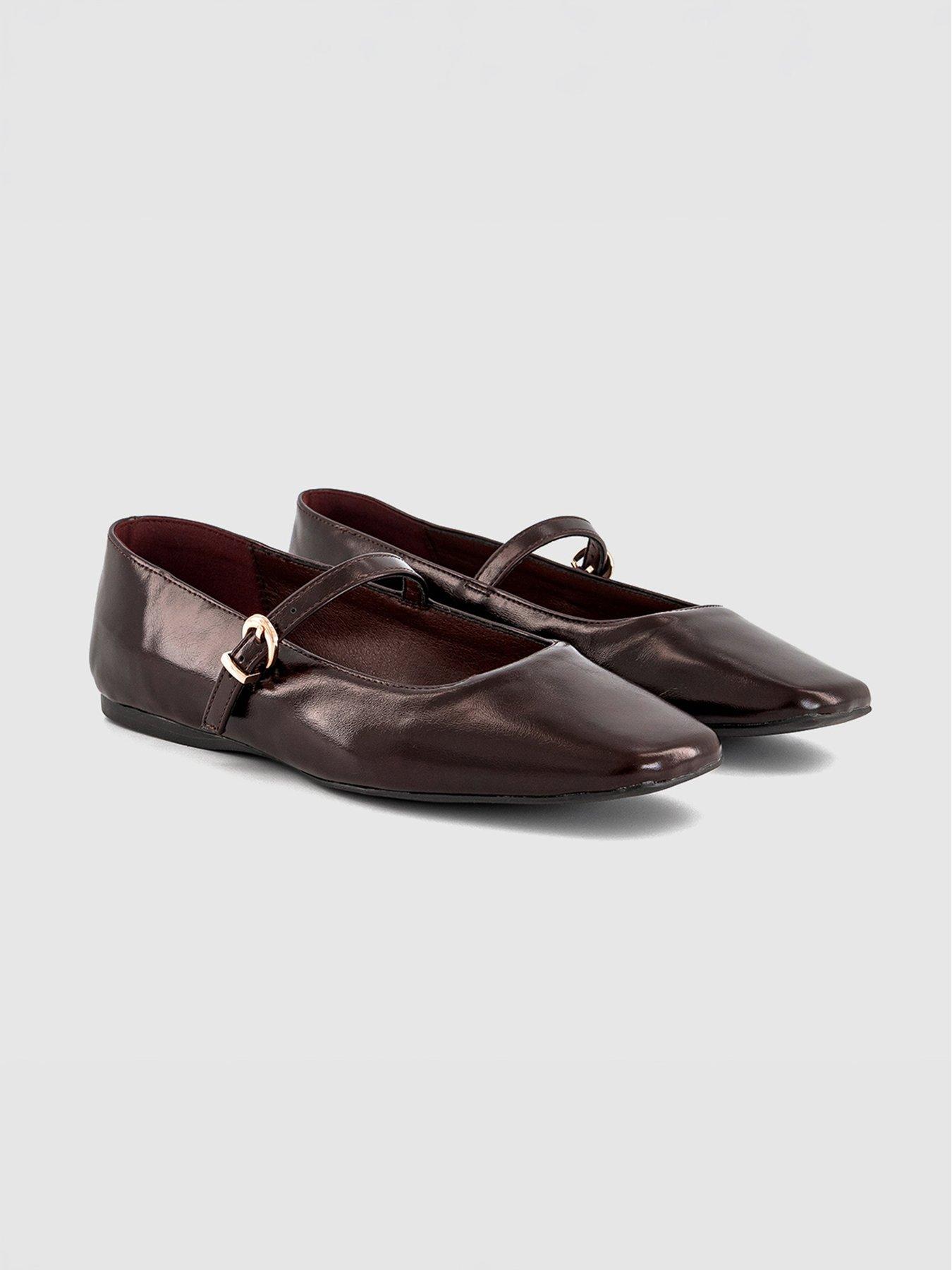 Chaussures Confort Feversole - Ballerines Carrées Confort Semelle EVA Pour Femme Chaussures Mary Jane