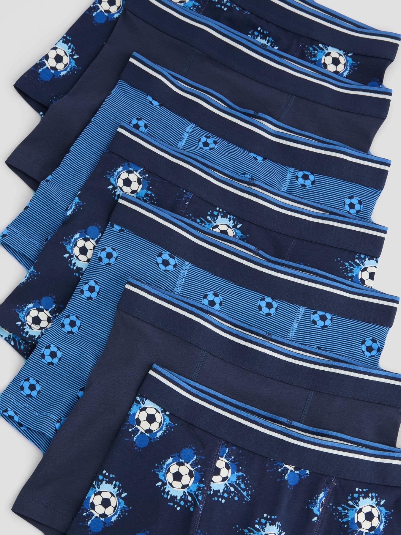 Image 5 of 5 of The Very Collection 7 Pack Football Briefs (3-16 years) - Navy