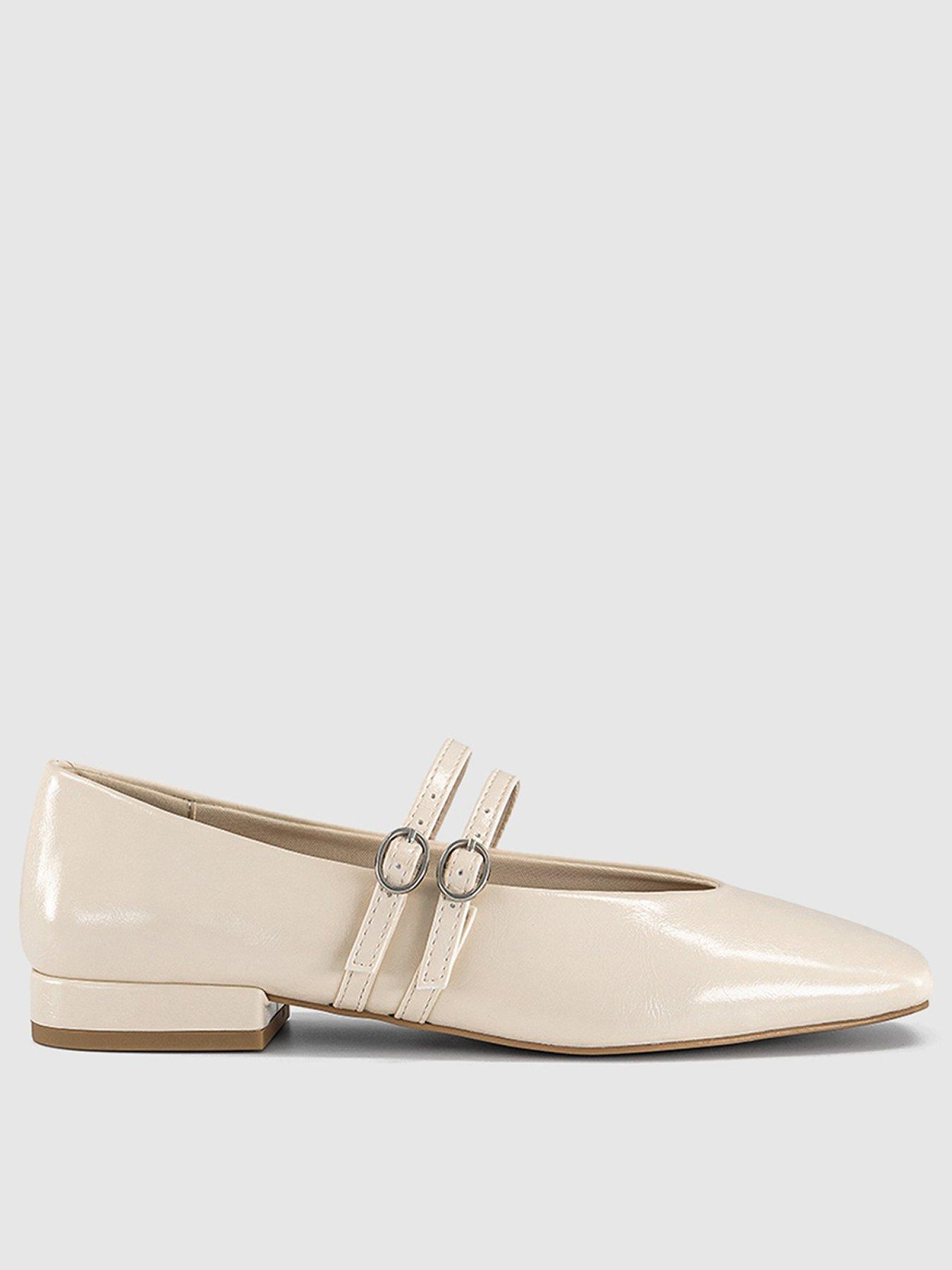 OFFICE Francisco - Double Strap Mary Jane - Off White