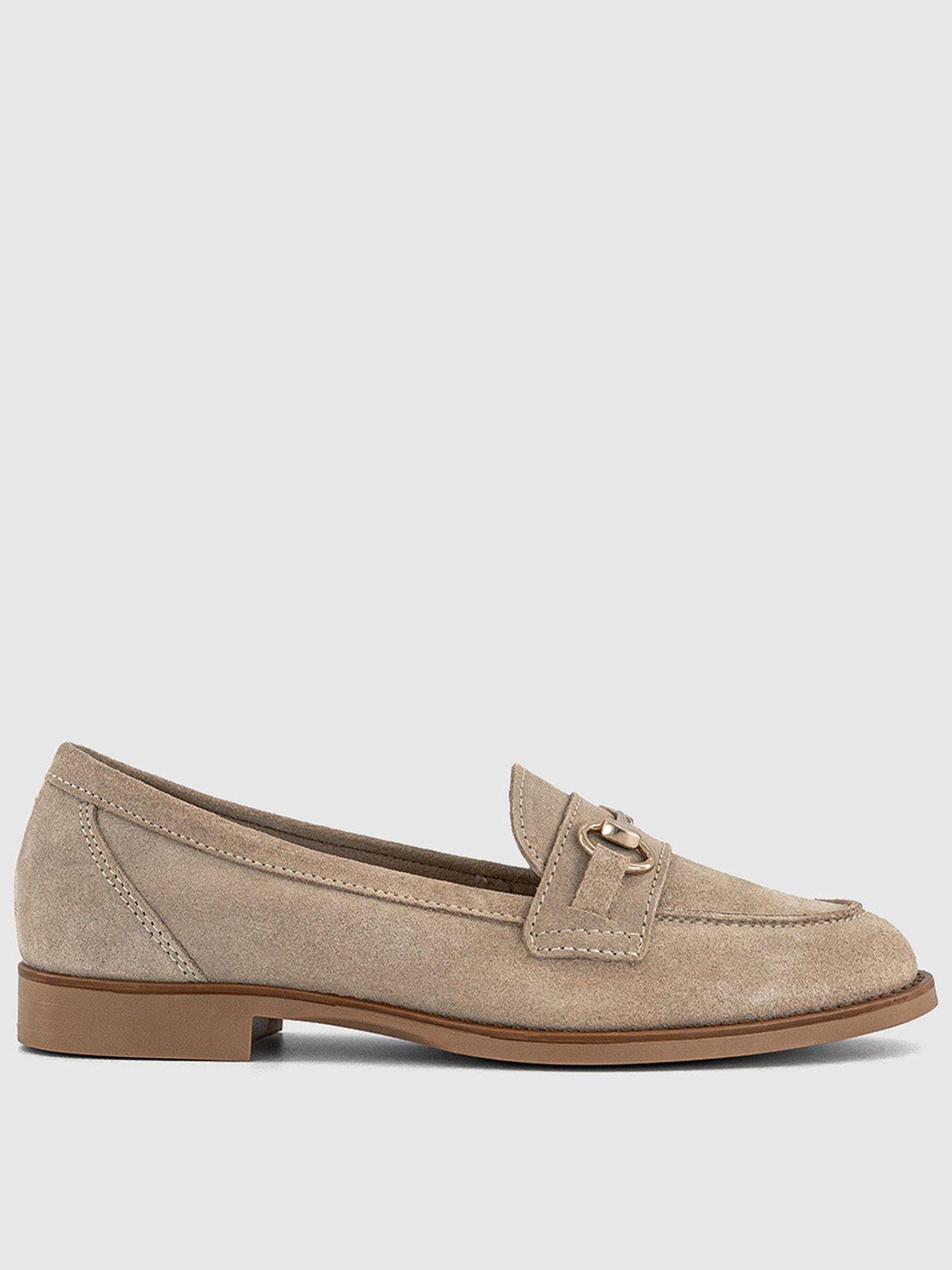 OFFICE Fountain - Snaffle Loafer - Beige Suede
