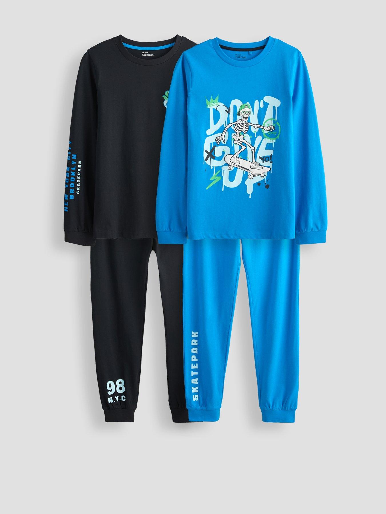 Image 1 of 5 of The Very Collection Boys Skater Single Jersey Basic Pj