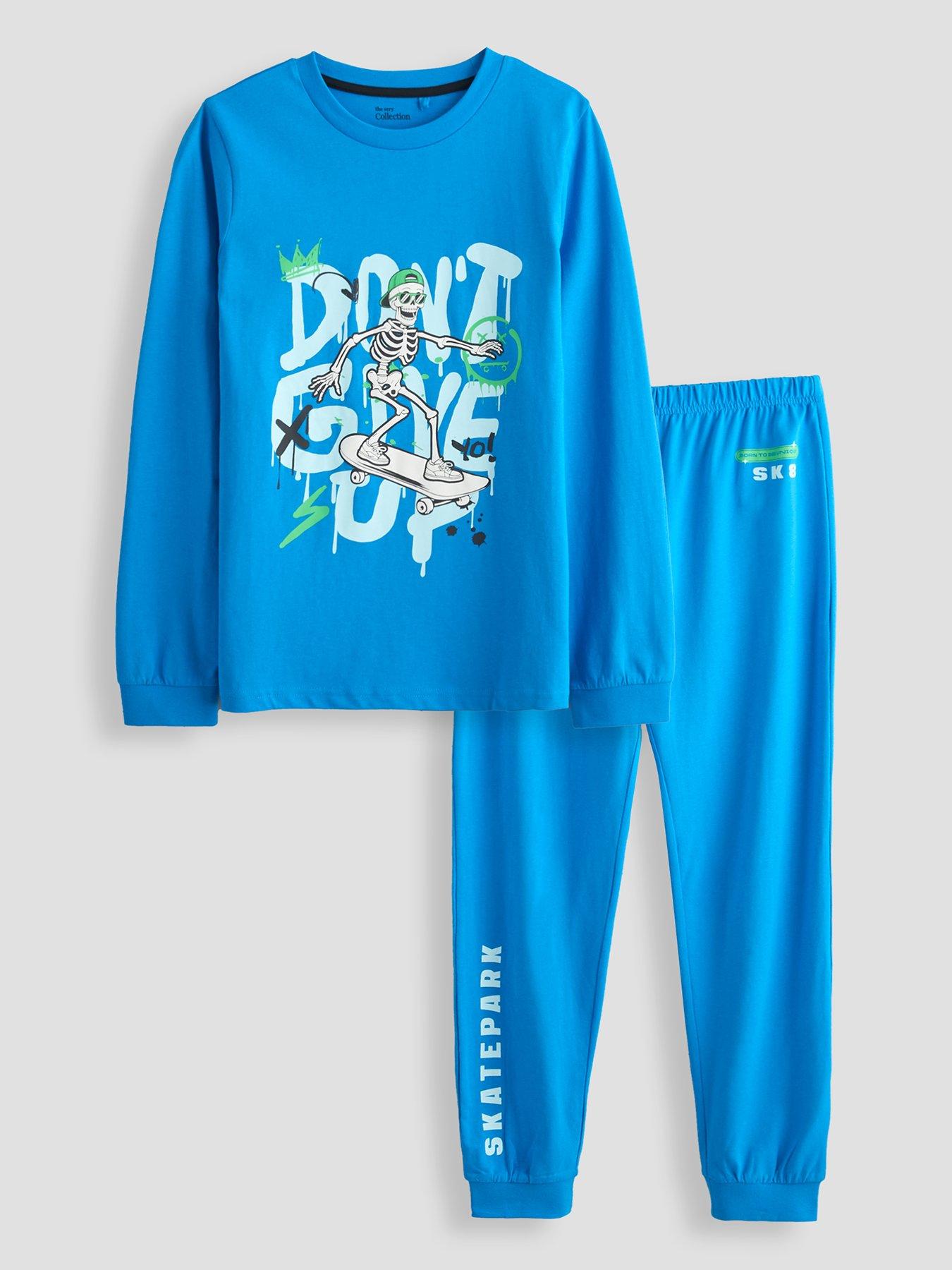 Image 2 of 5 of The Very Collection Boys Skater Single Jersey Basic Pj