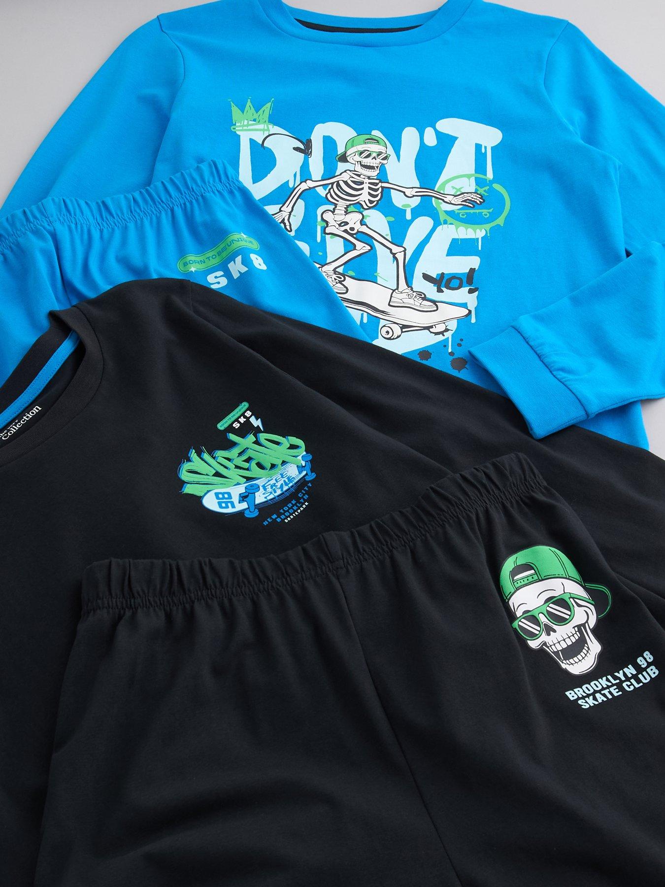 Image 4 of 5 of The Very Collection Boys Skater Single Jersey Basic Pj