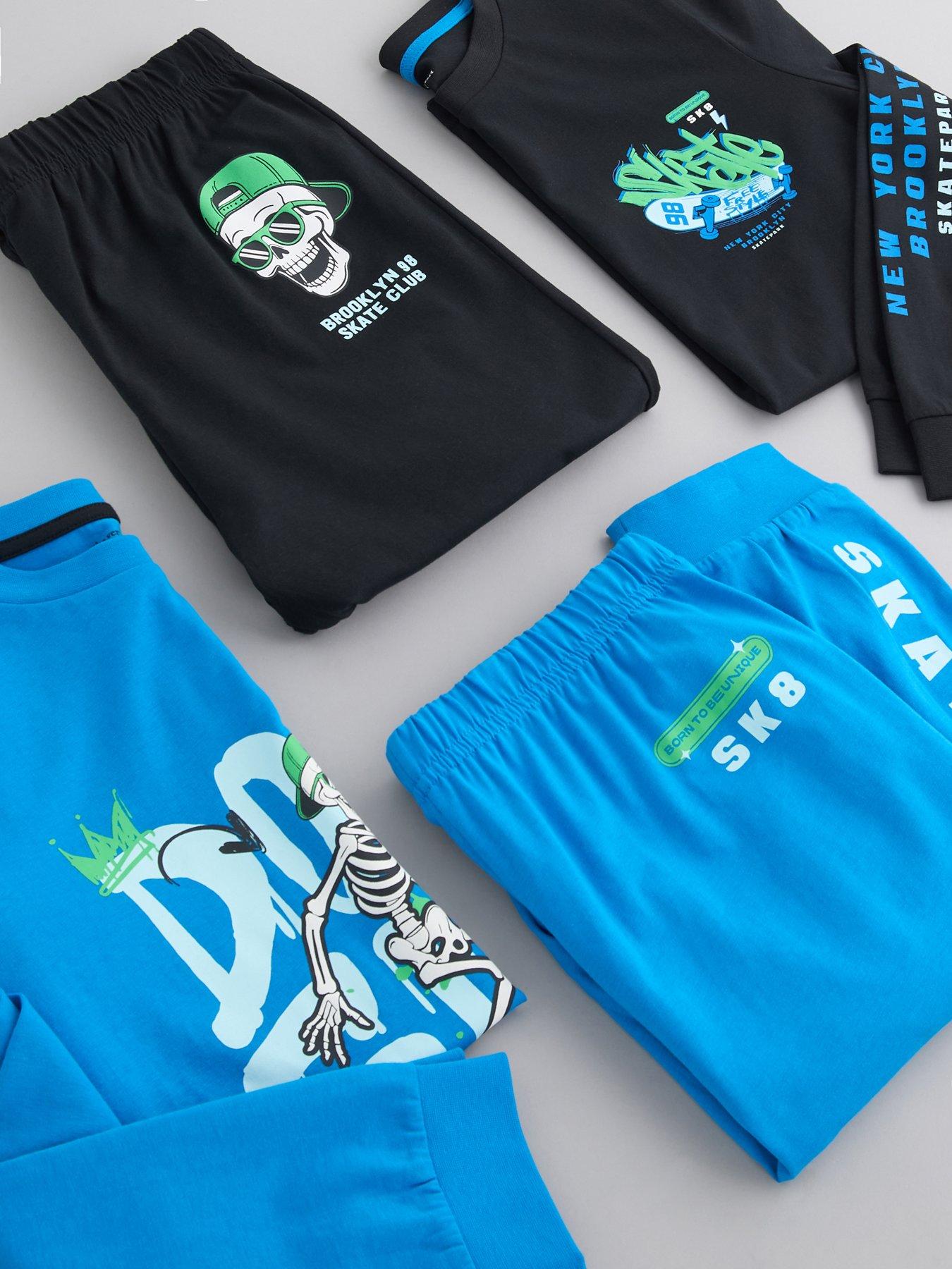 Image 5 of 5 of The Very Collection Boys Skater Single Jersey Basic Pj