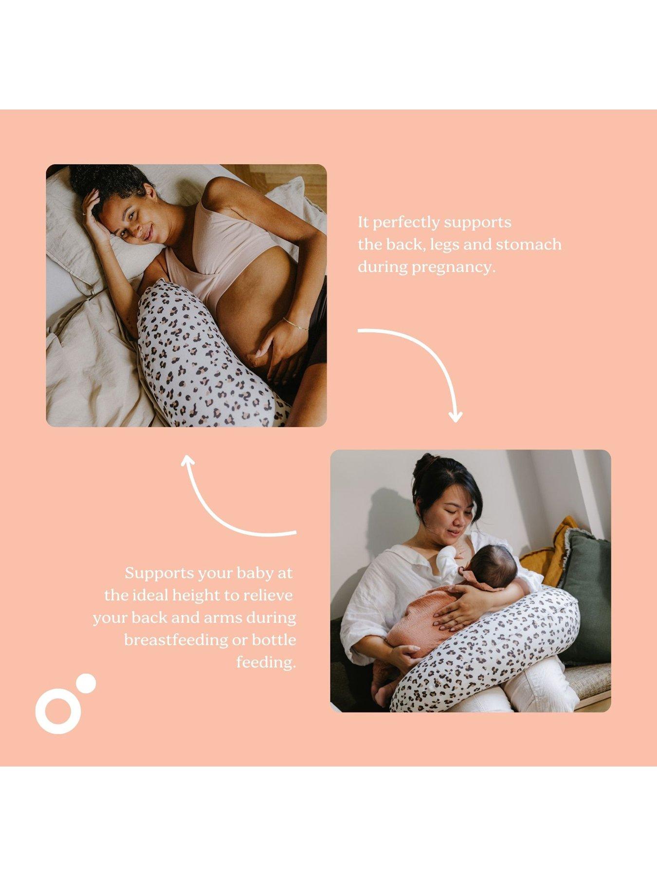 Image 4 of 7 of Babymoov Doomoo Buddy Pregnancy/Maternity/Feeding/Nursing Pillow - Leopard Cream
