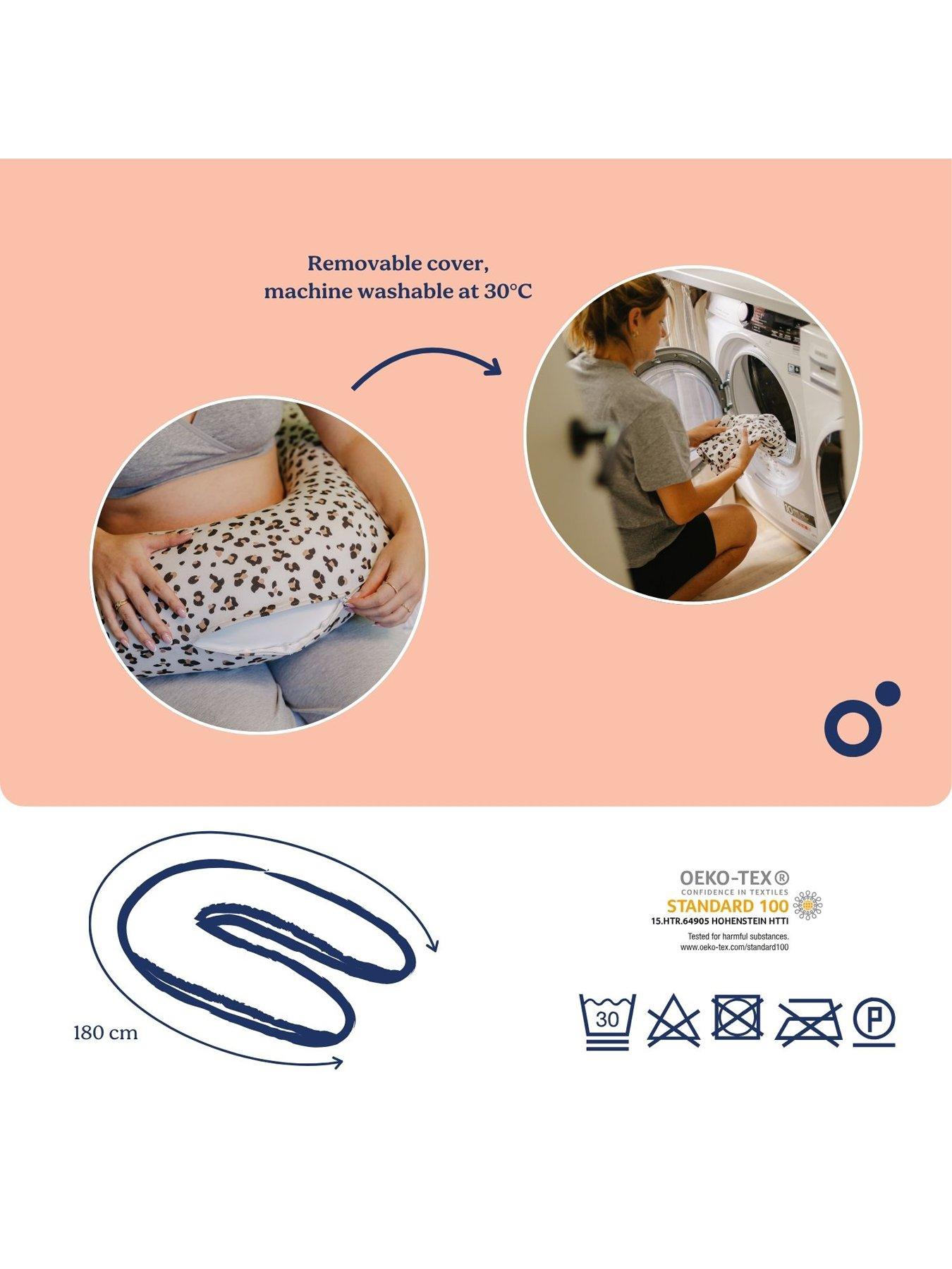 Image 6 of 7 of Babymoov Doomoo Buddy Pregnancy/Maternity/Feeding/Nursing Pillow - Leopard Cream