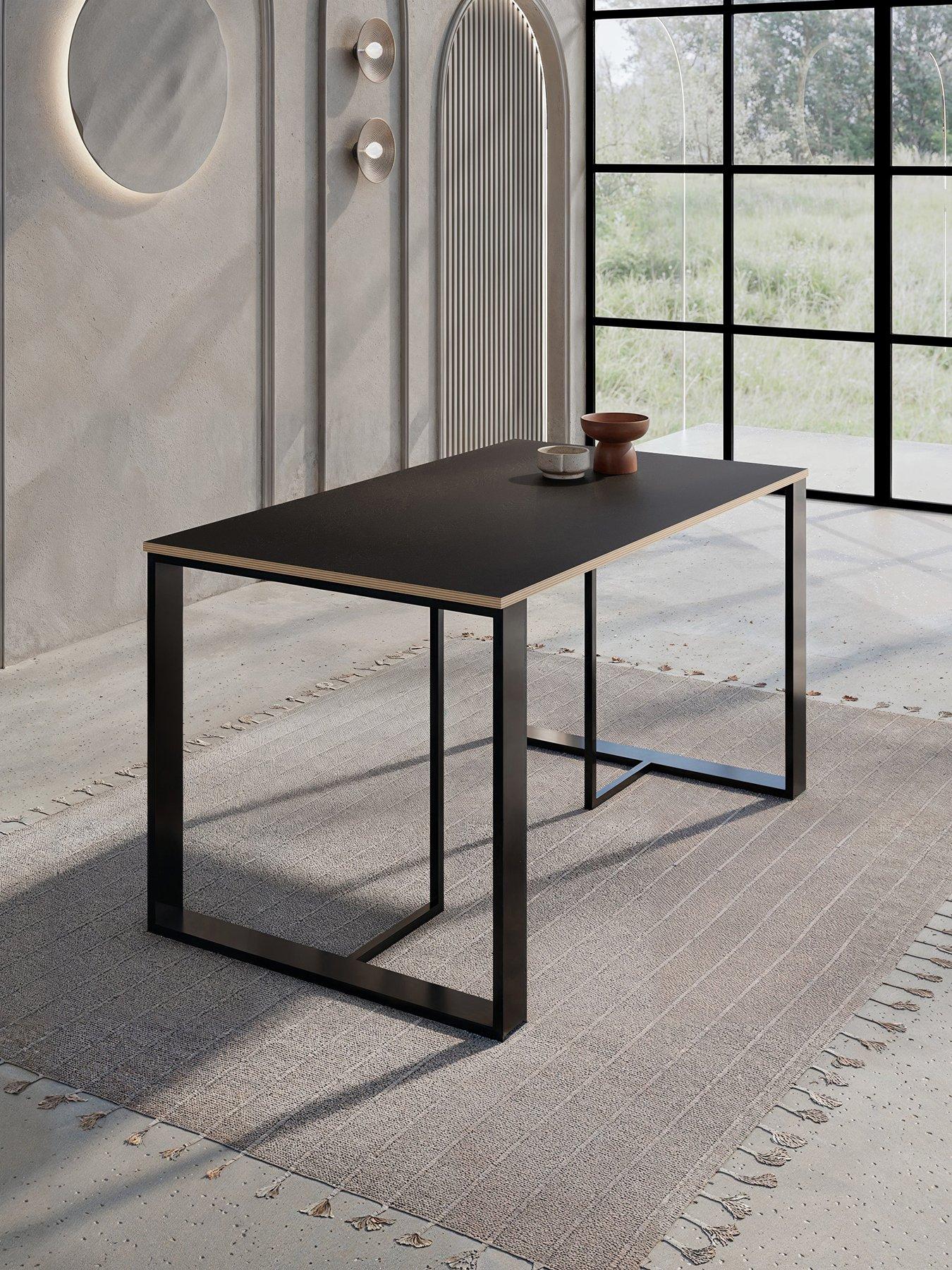 Image 1 of 4 of Decortie Lenora Dining Table - Black