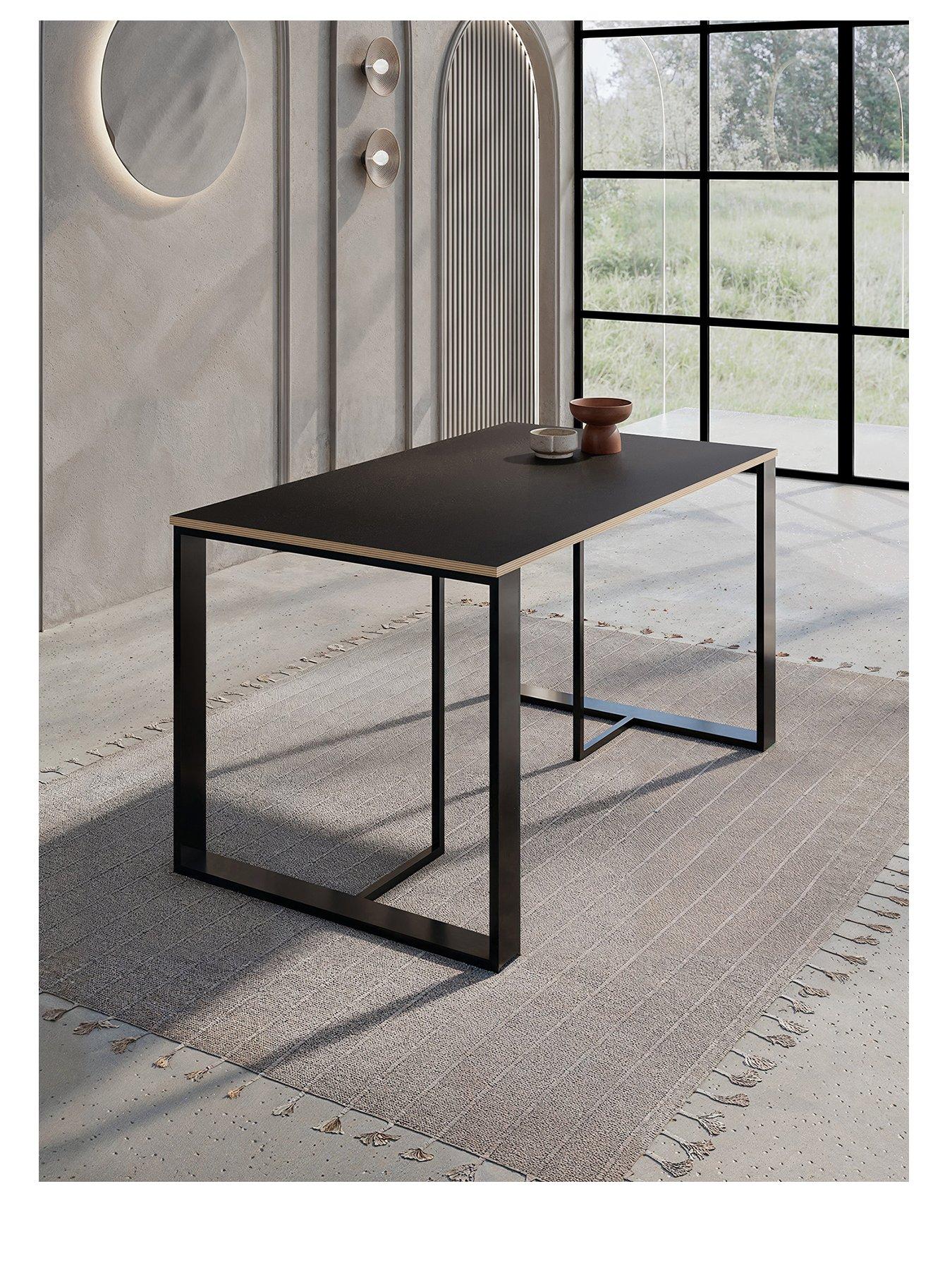 Image 2 of 4 of Decortie Lenora Dining Table - Black