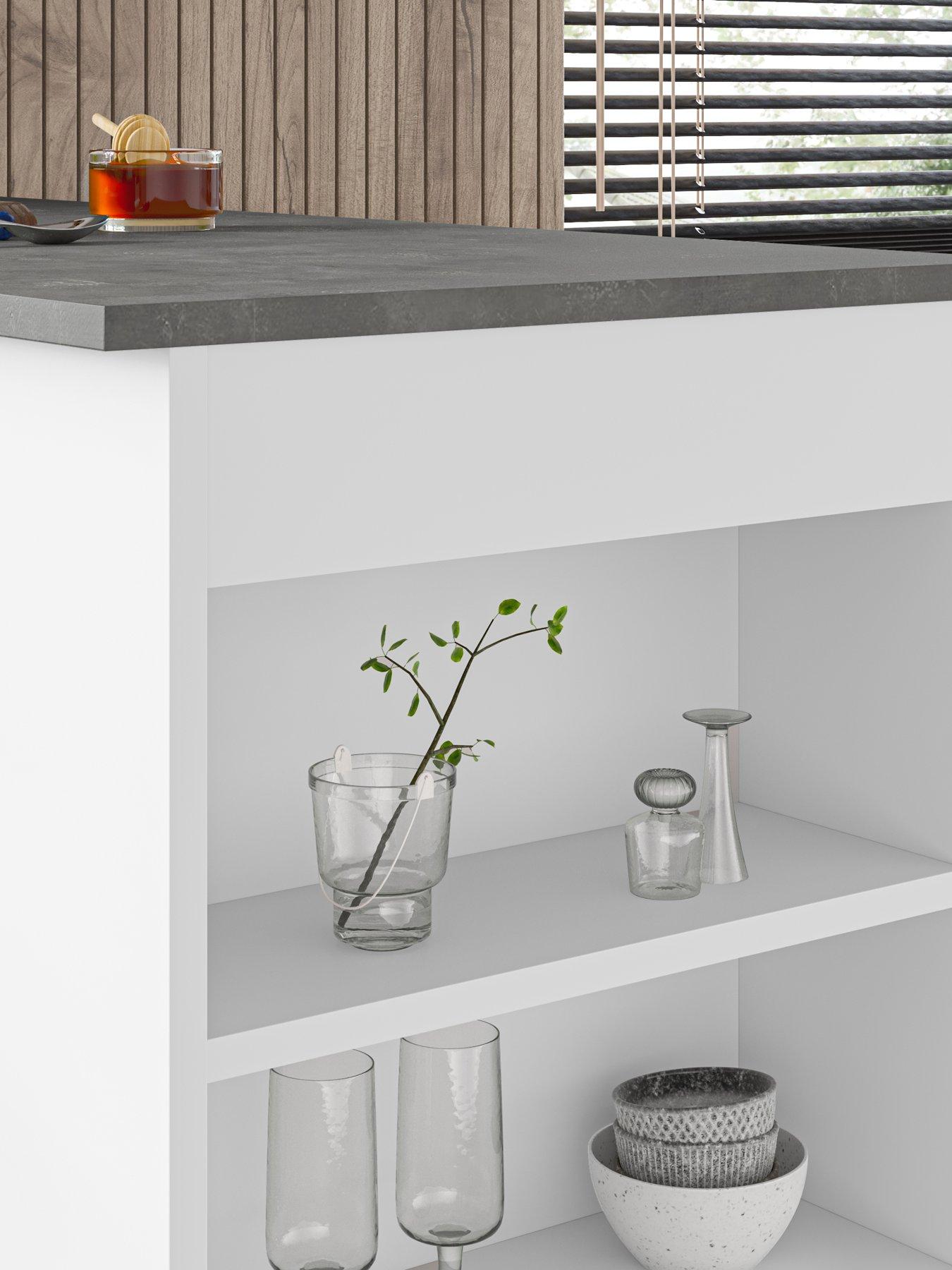 Image 4 of 6 of Decortie Swallow Bar Table - Grey/white