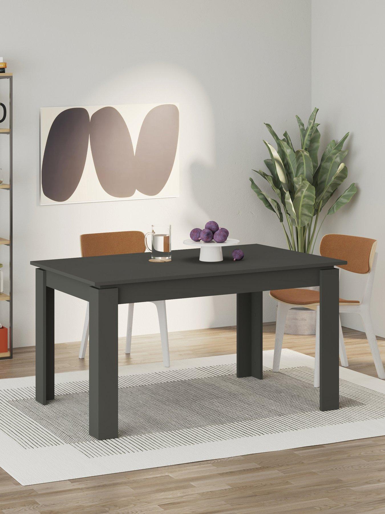 Decortie Tolmen Dining Table- Anthracite