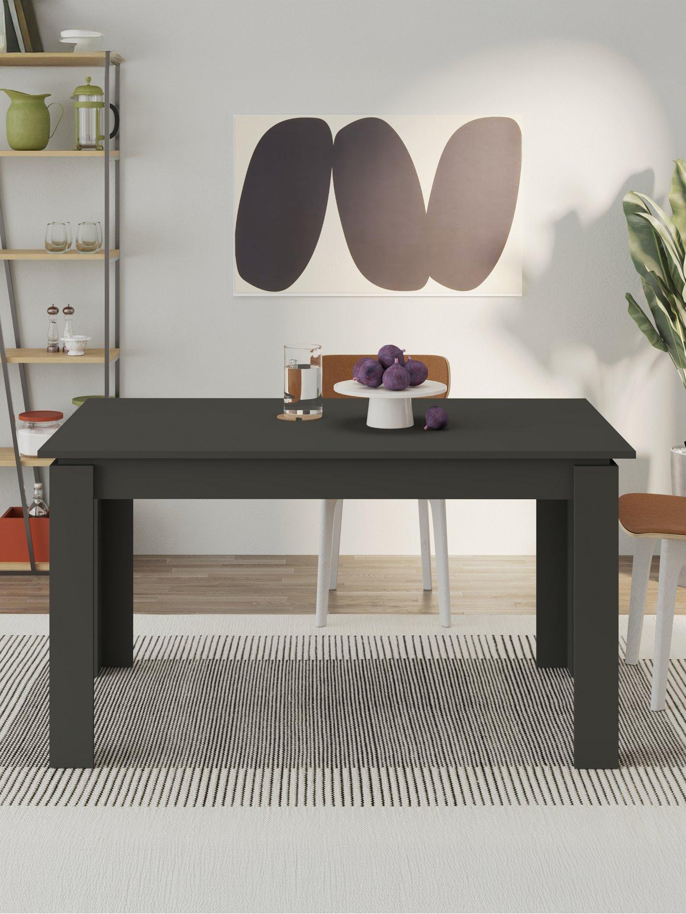 Image 3 of 6 of Decortie Tolmen Dining Table- Anthracite