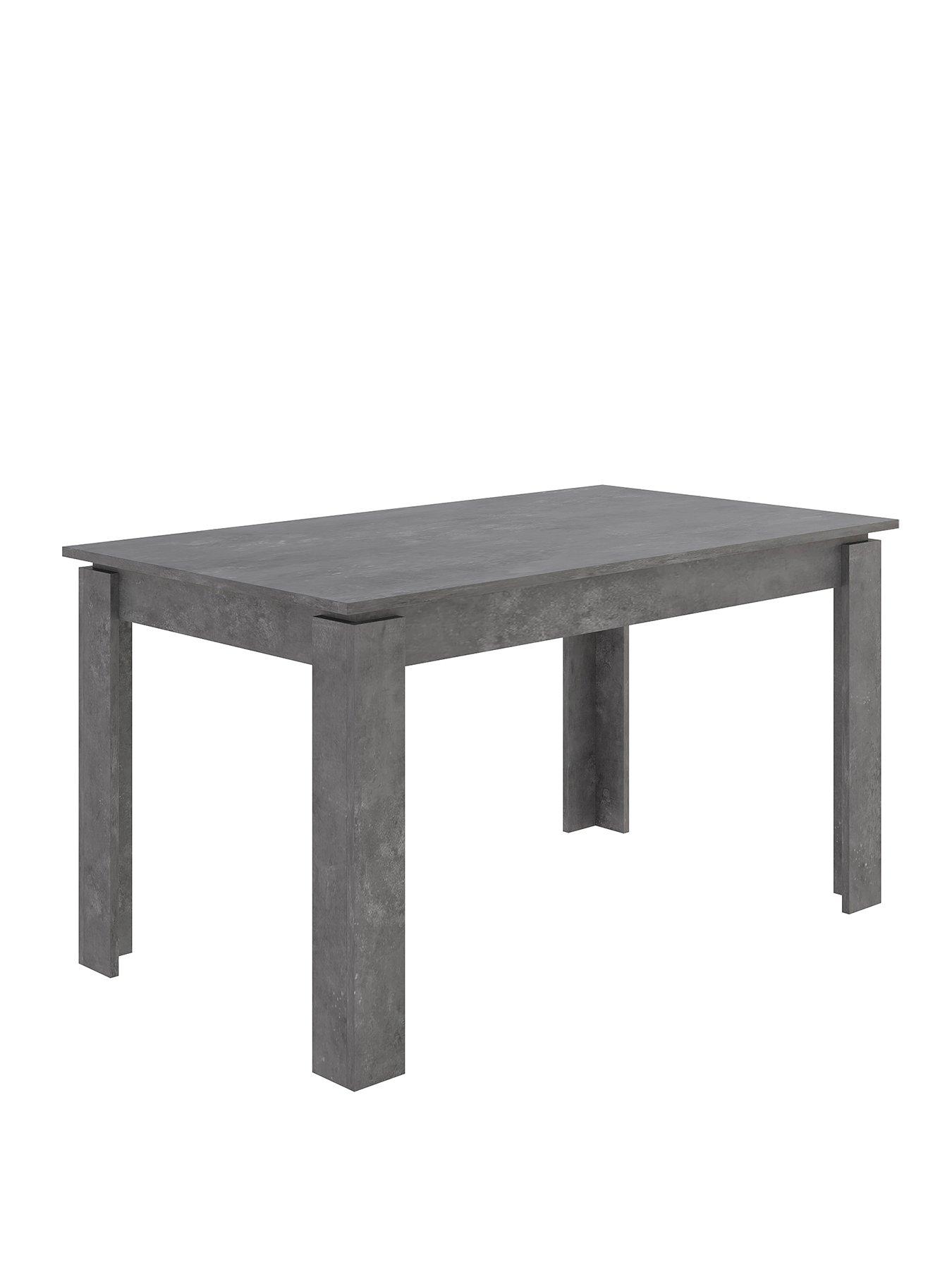 Image 2 of 6 of Decortie Tolmen Dining Table - Light Grey
