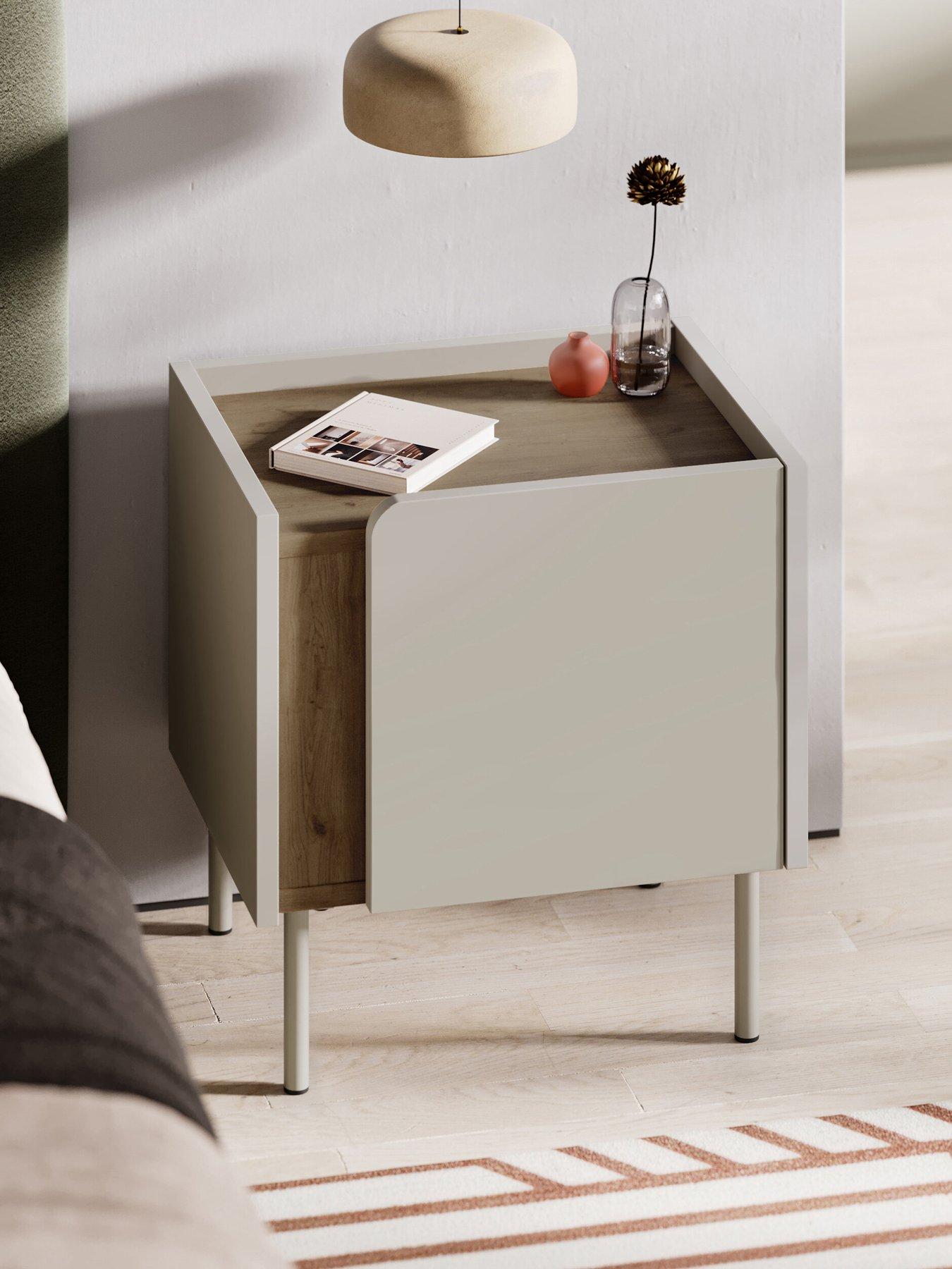 Image 3 of 7 of Decortie Norm Bedside Table - Sandstone