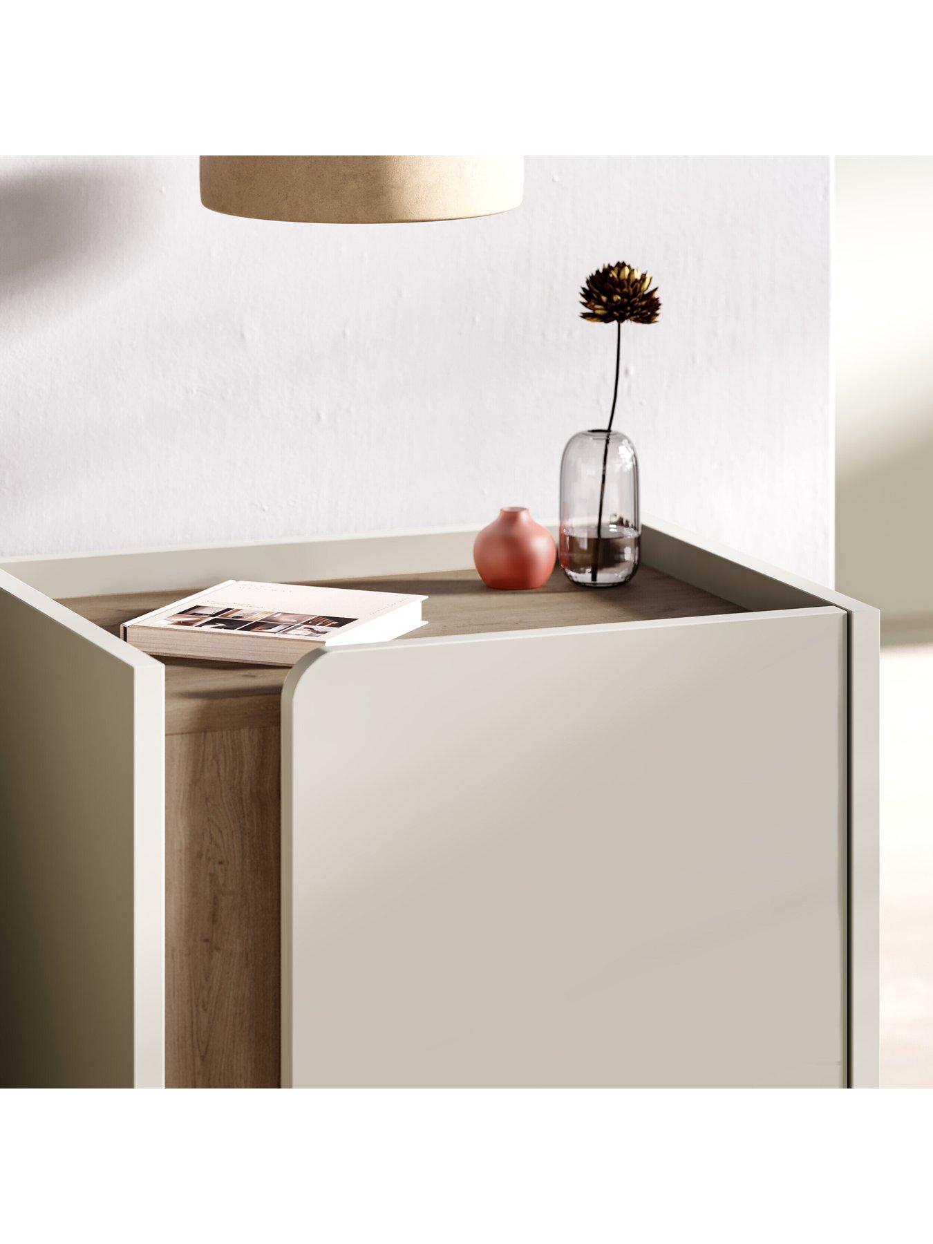 Image 5 of 7 of Decortie Norm Bedside Table - Sandstone