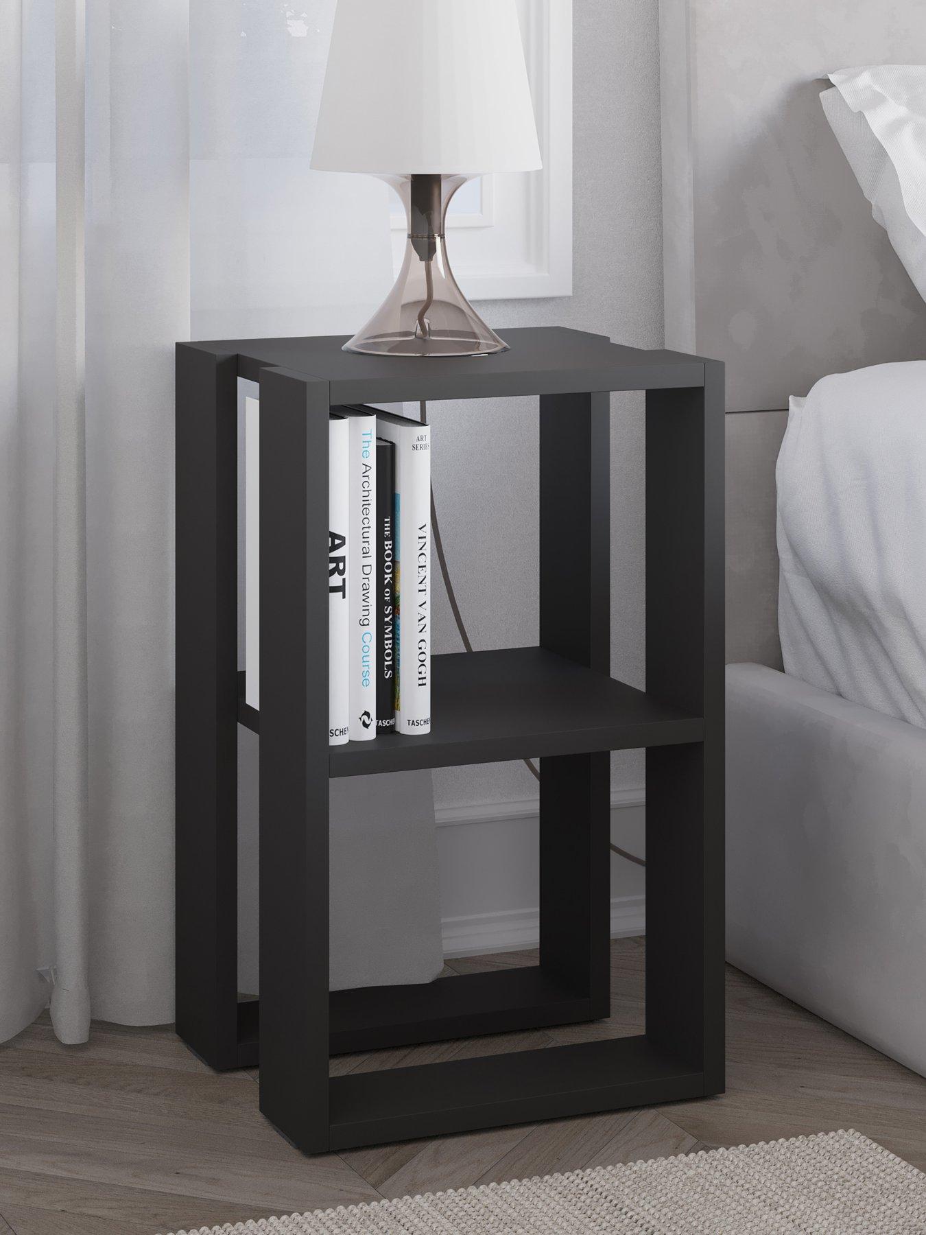 Image 1 of 7 of Decortie Lonie Bedside Table - Anthracite