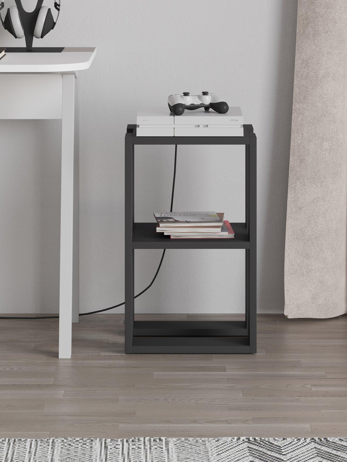 Image 4 of 7 of Decortie Lonie Bedside Table - Anthracite