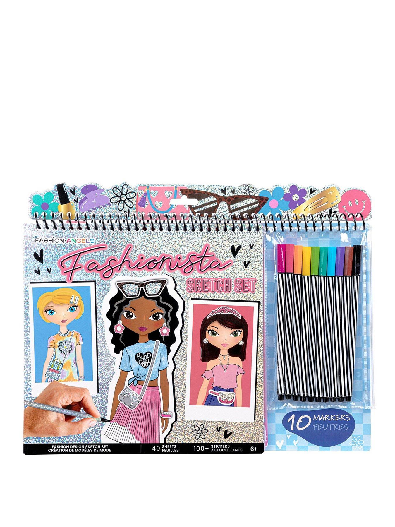 Fashion Angels Fashionista Sketch Portfolio with Markers (PDQ)
